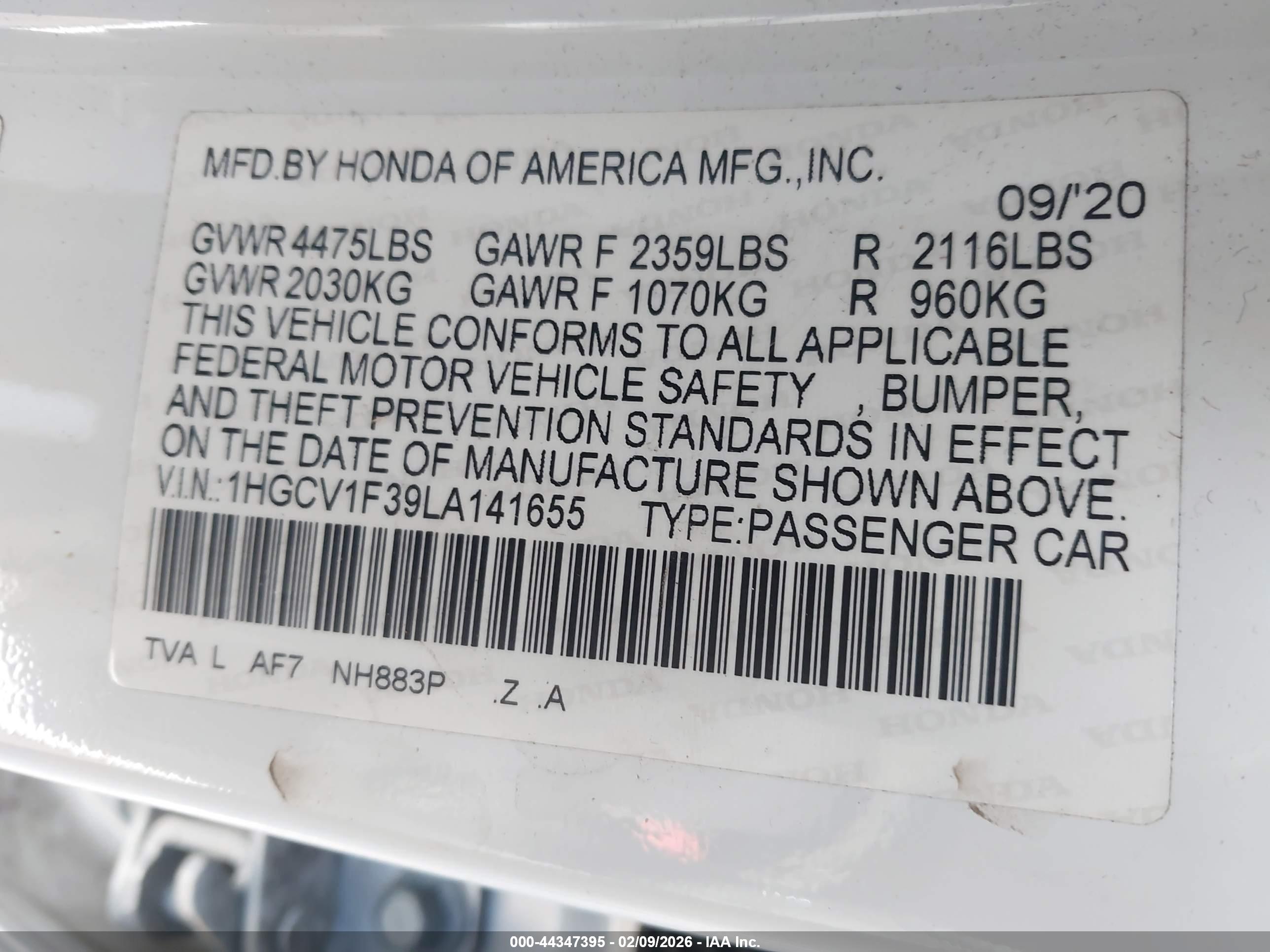 HONDA ACCORD image 9
