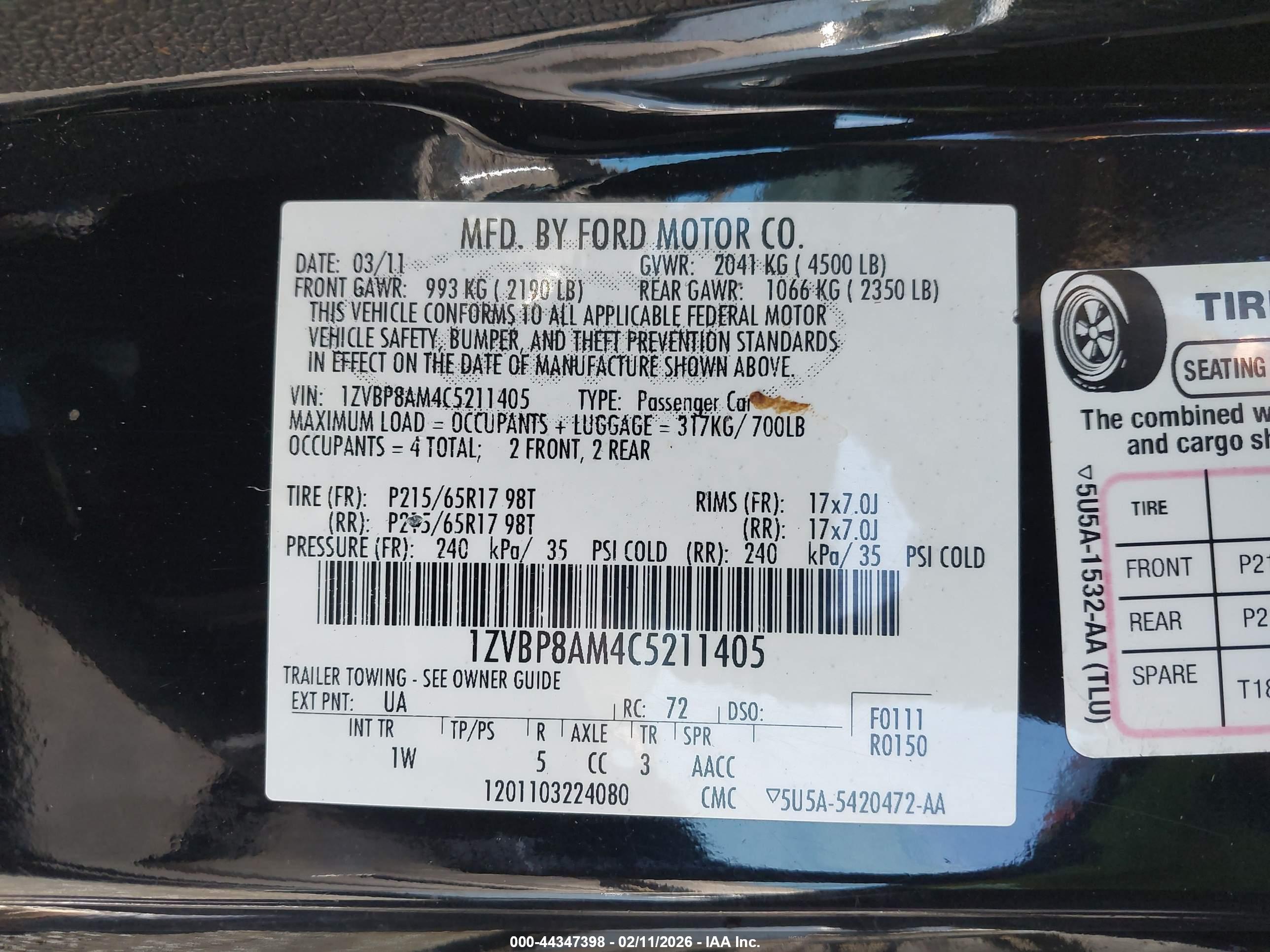 FORD MUSTANG image 9