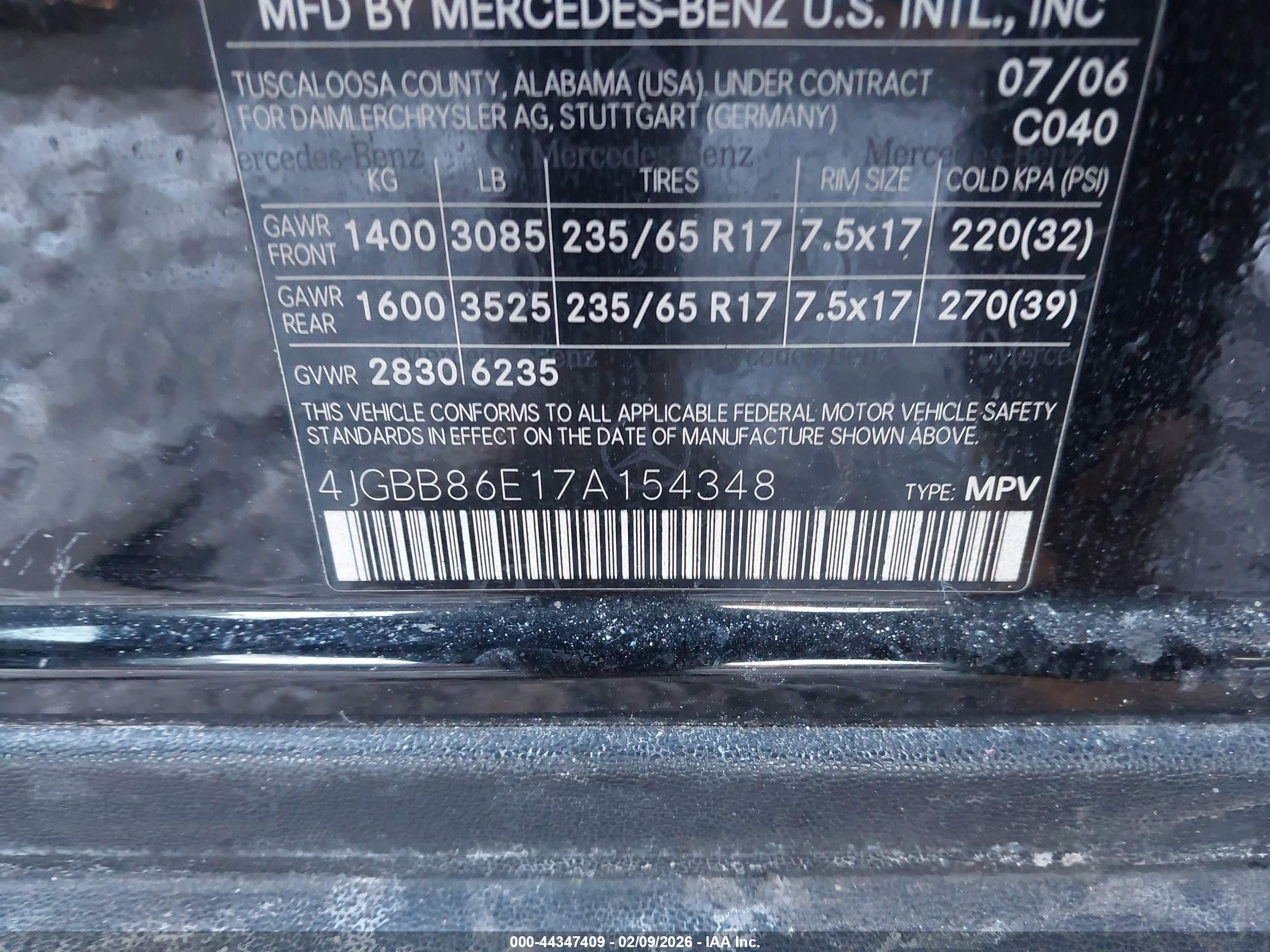MERCEDES-BENZ ML image 9