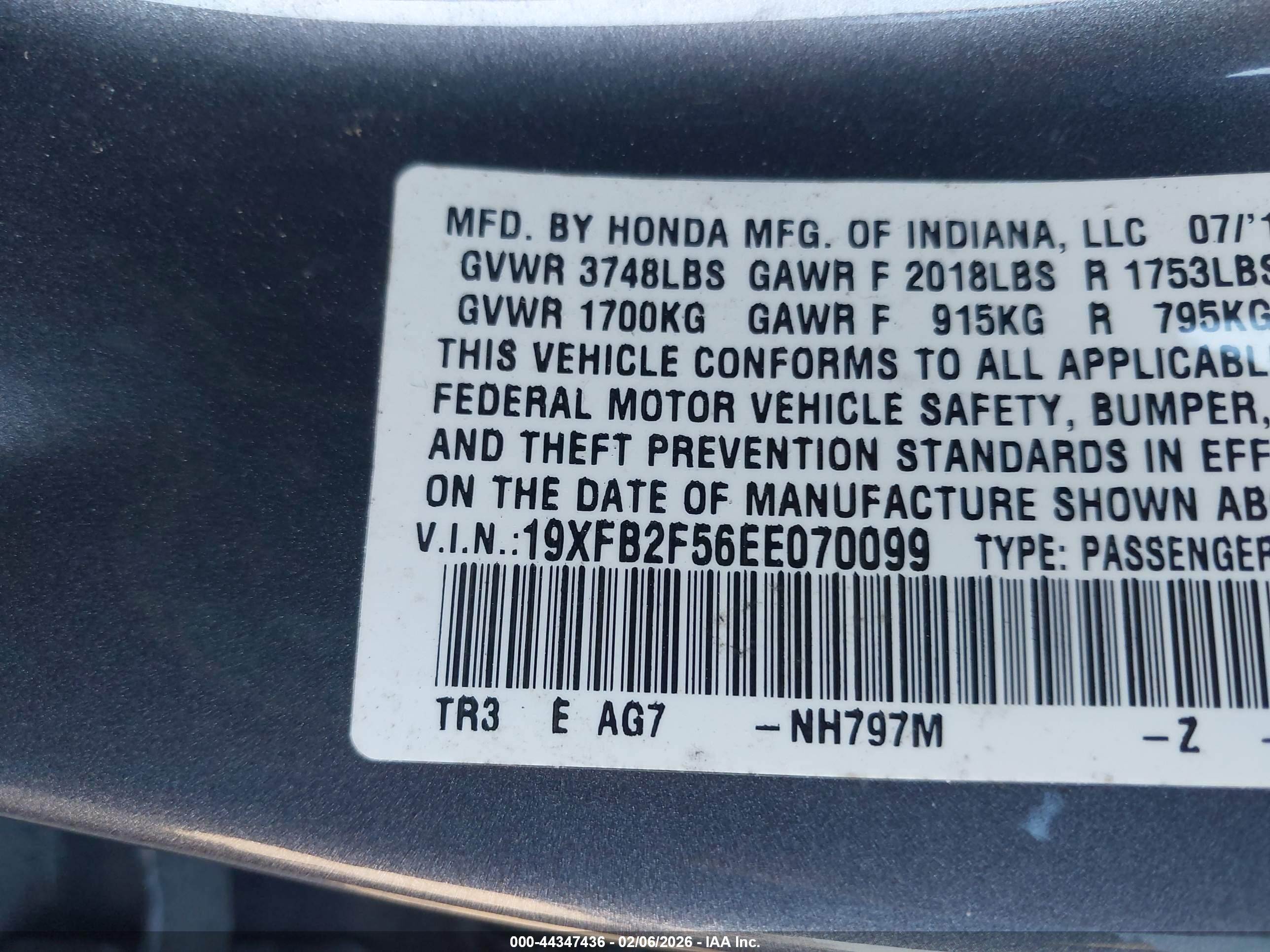HONDA CIVIC image 9