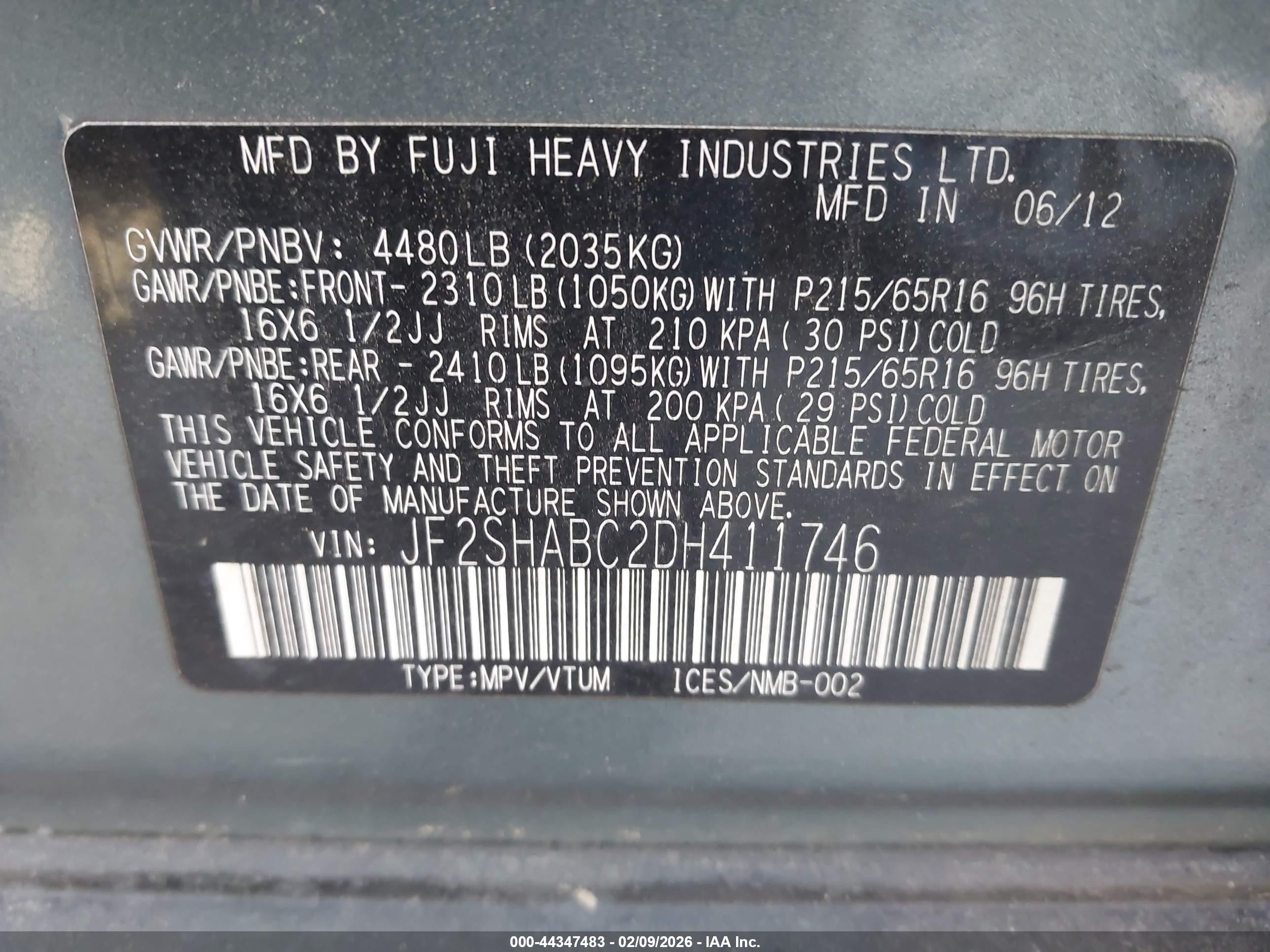 SUBARU FORESTER image 9