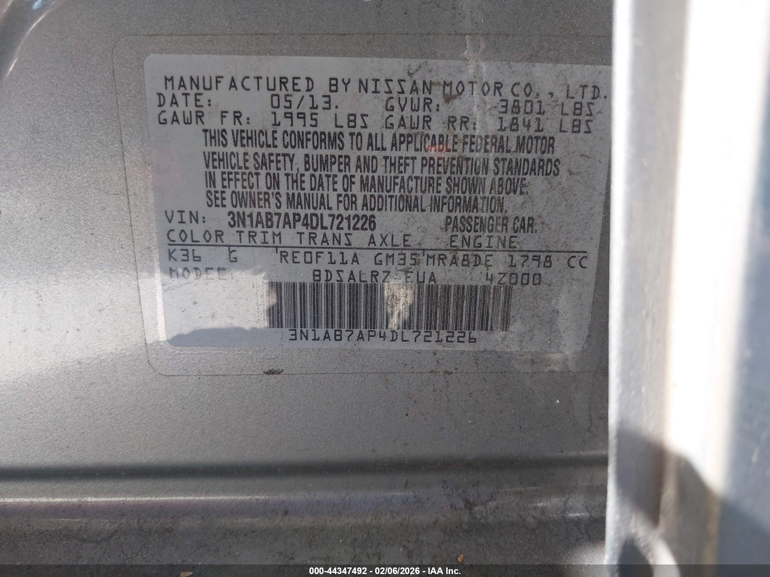 NISSAN SENTRA image 9