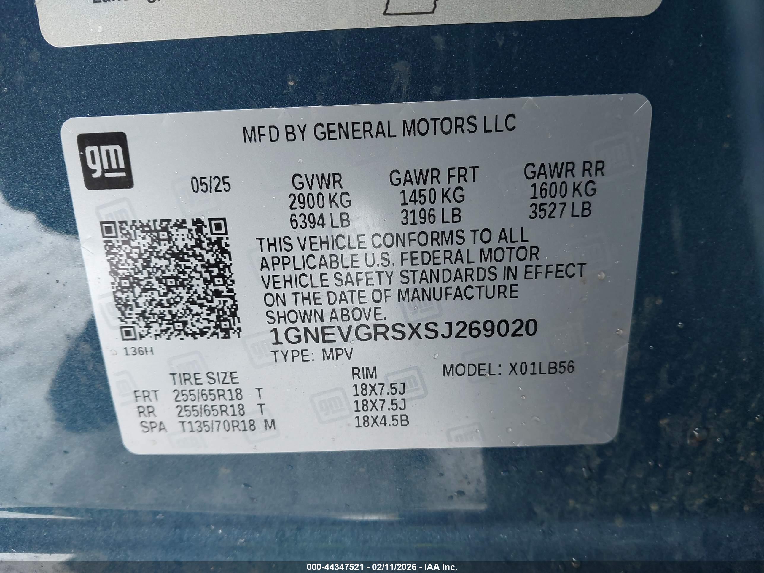 CHEVROLET TRAVERSE image 9
