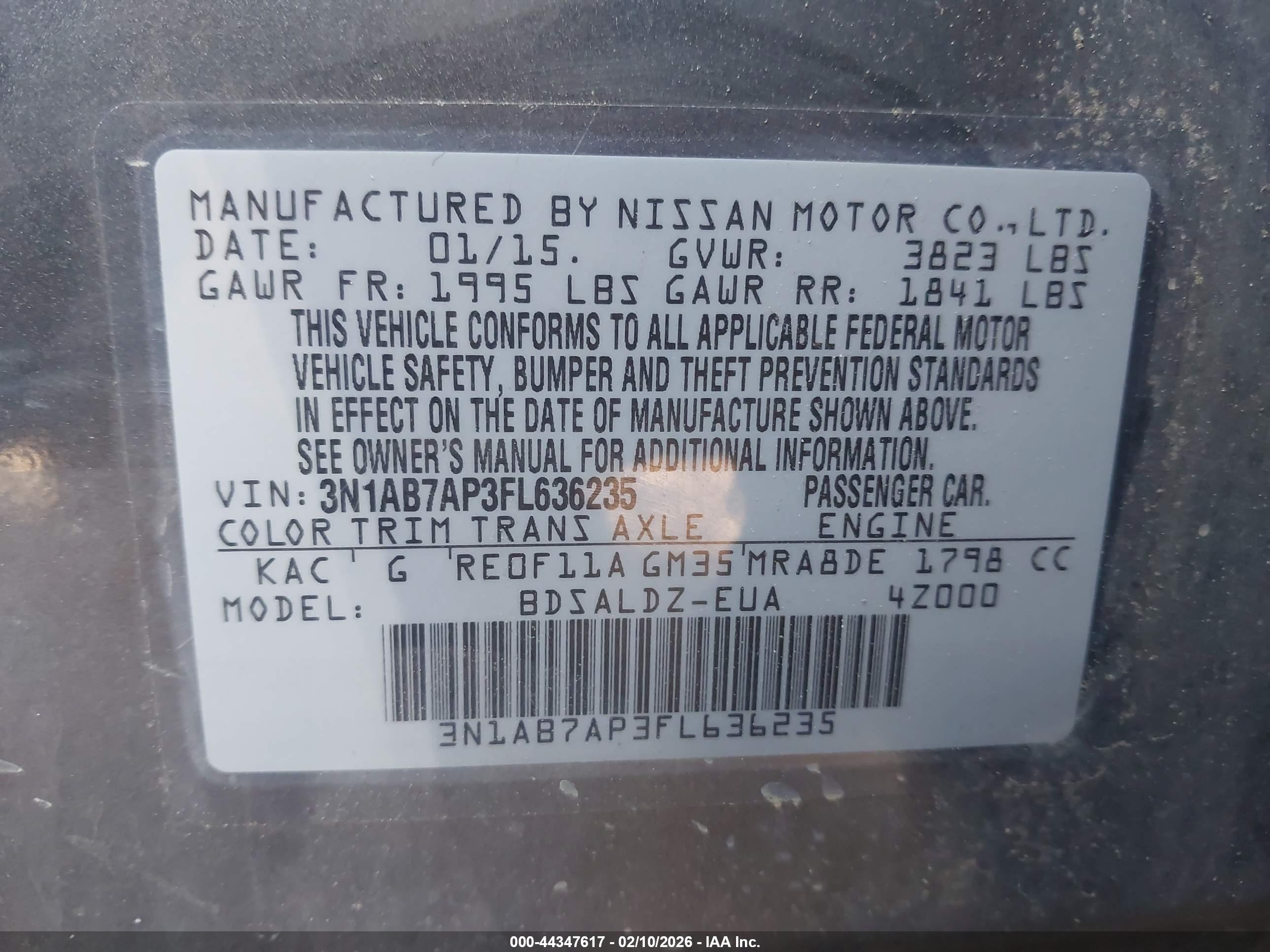 NISSAN SENTRA image 9