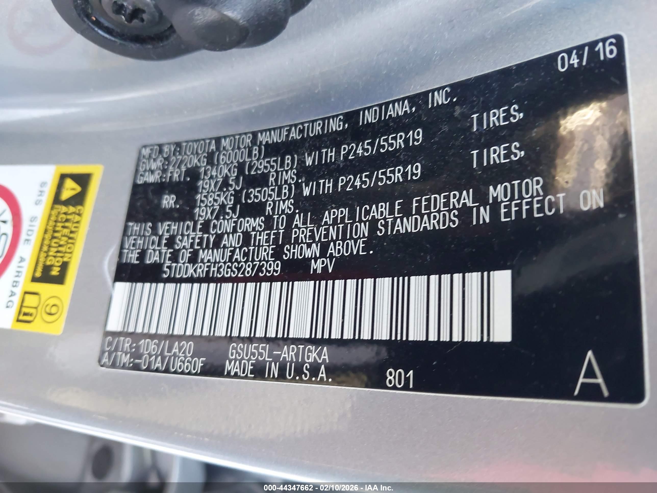 TOYOTA HIGHLANDER image 9