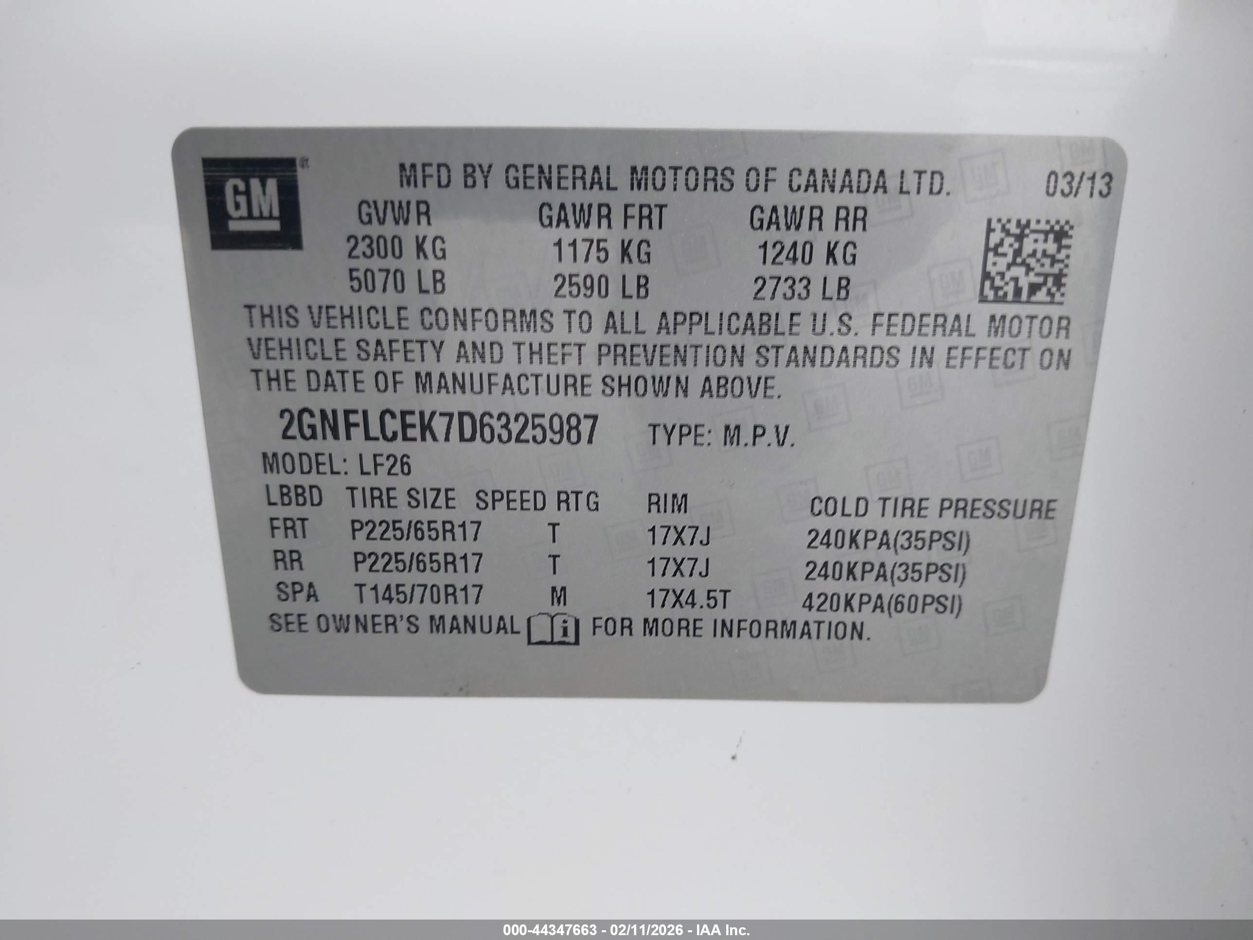 CHEVROLET EQUINOX image 9
