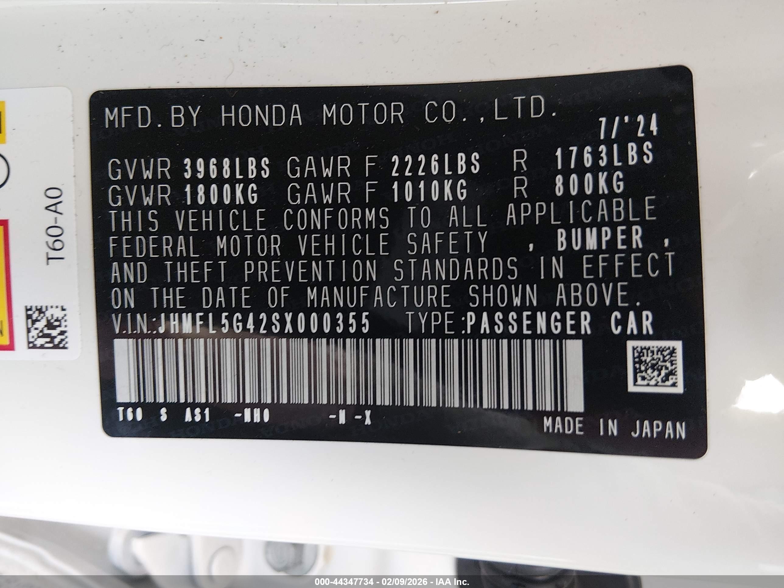 HONDA CIVIC image 9