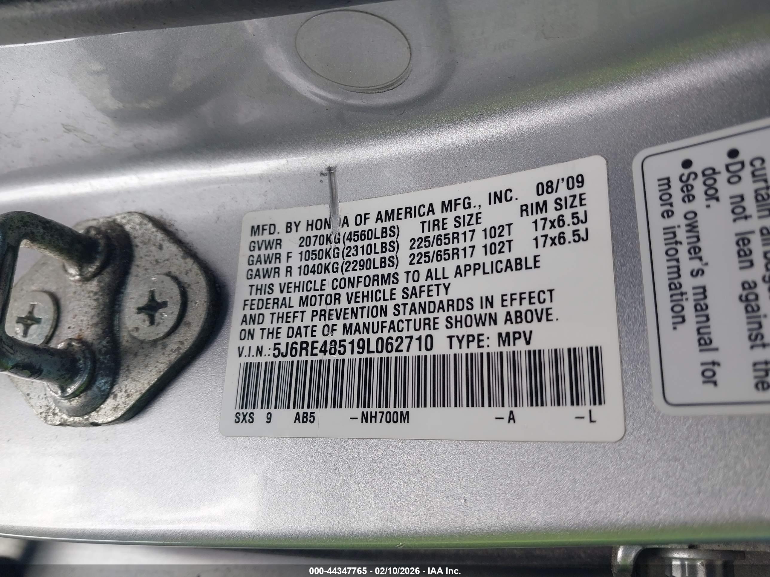 HONDA CR-V image 9