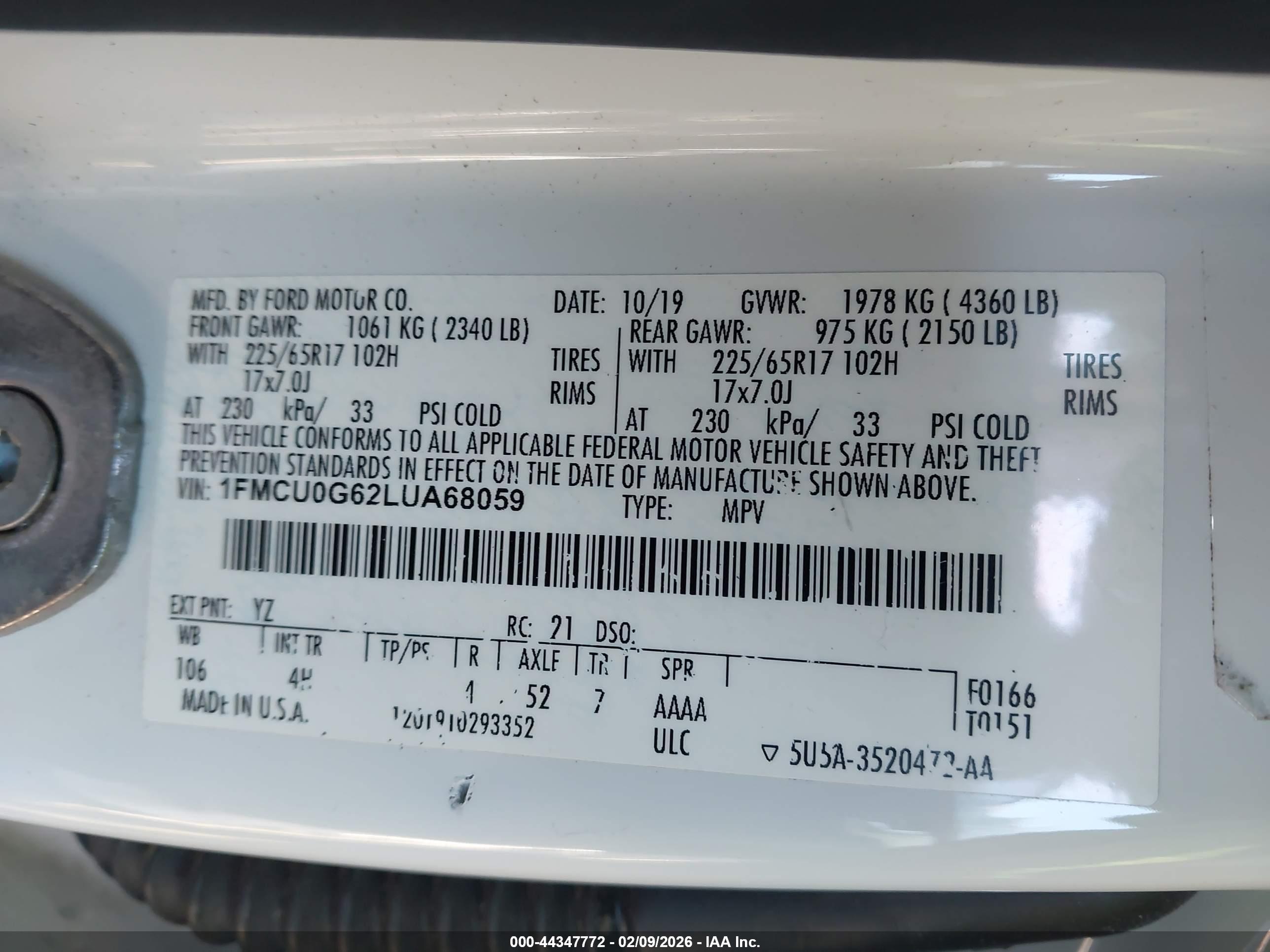 FORD ESCAPE image 9