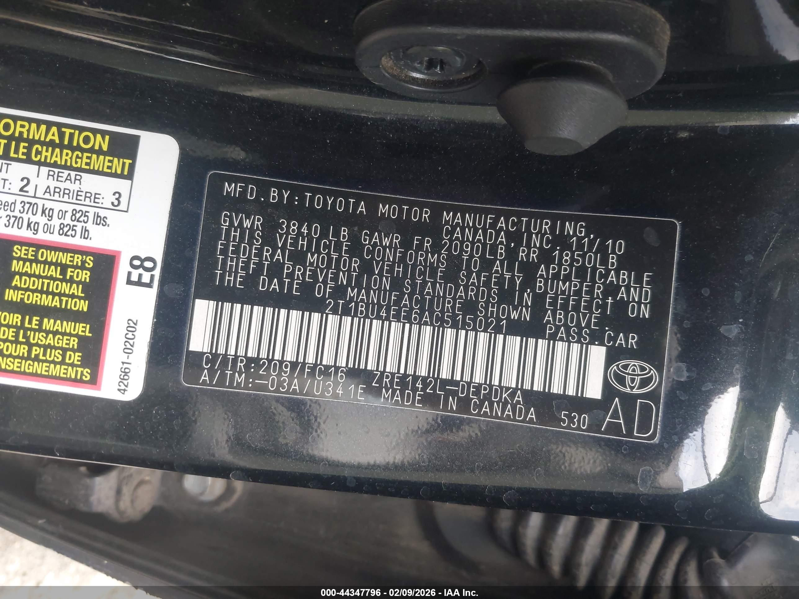 TOYOTA COROLLA image 9