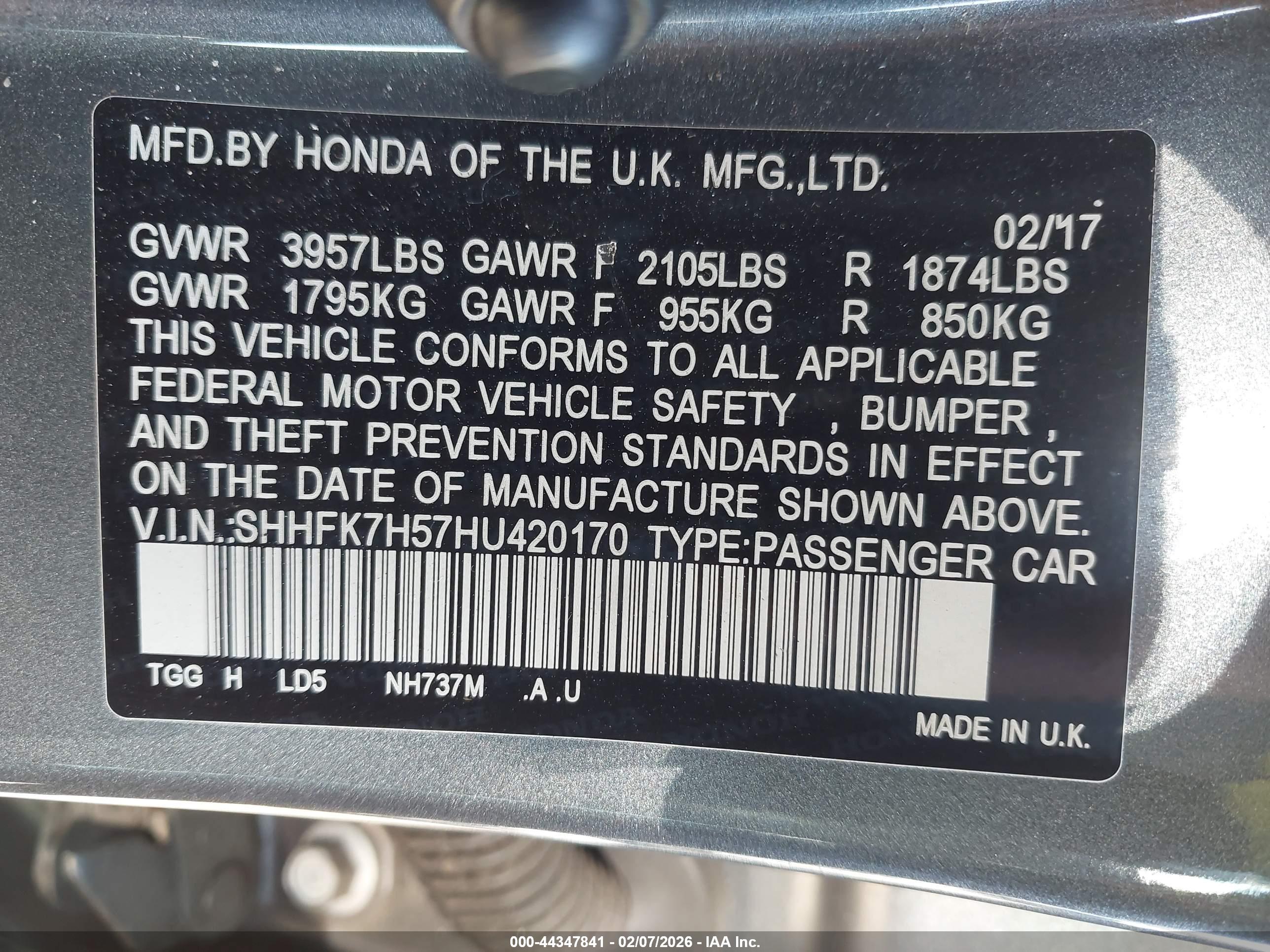 HONDA CIVIC image 9