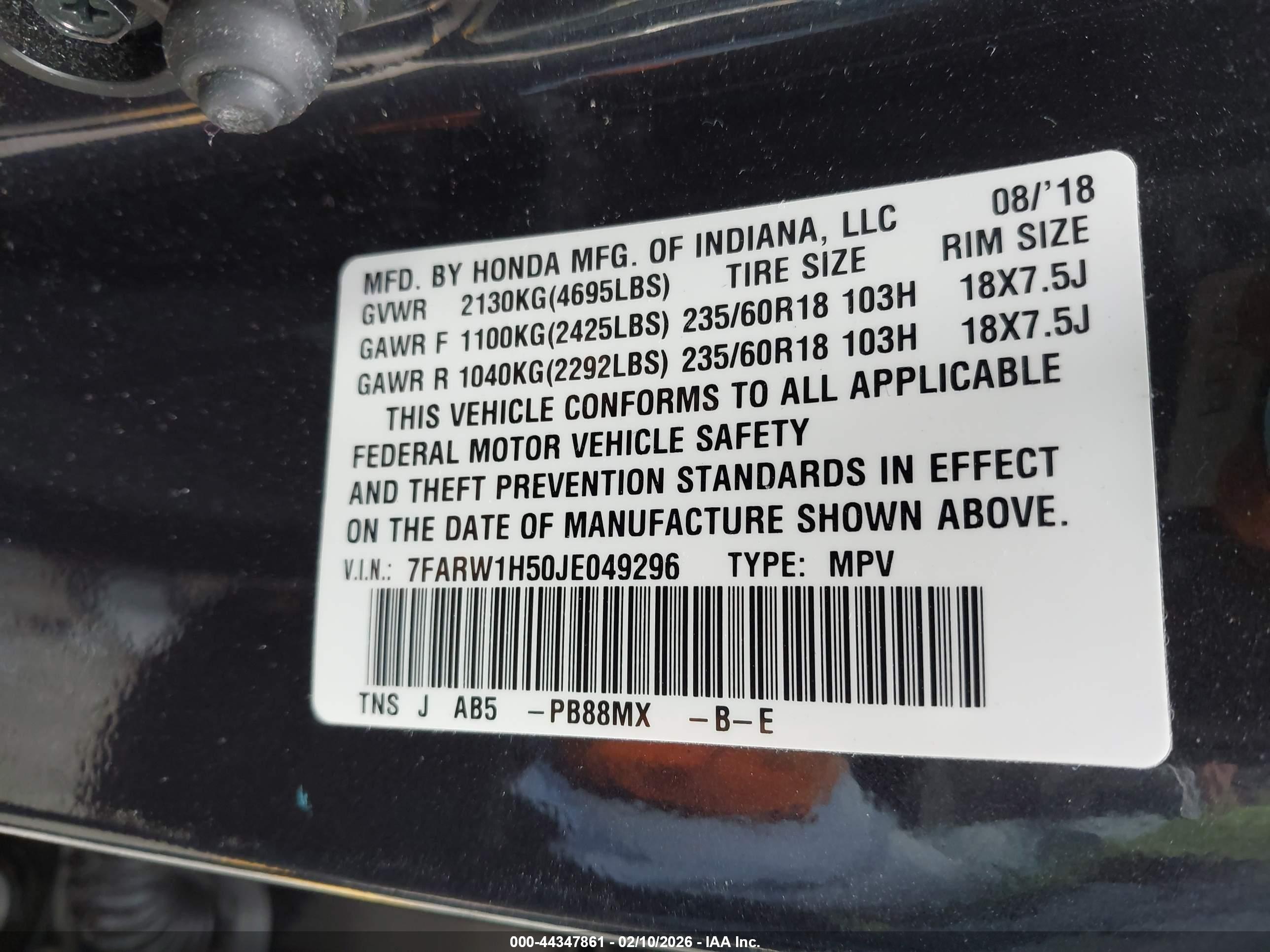 HONDA CR-V image 9