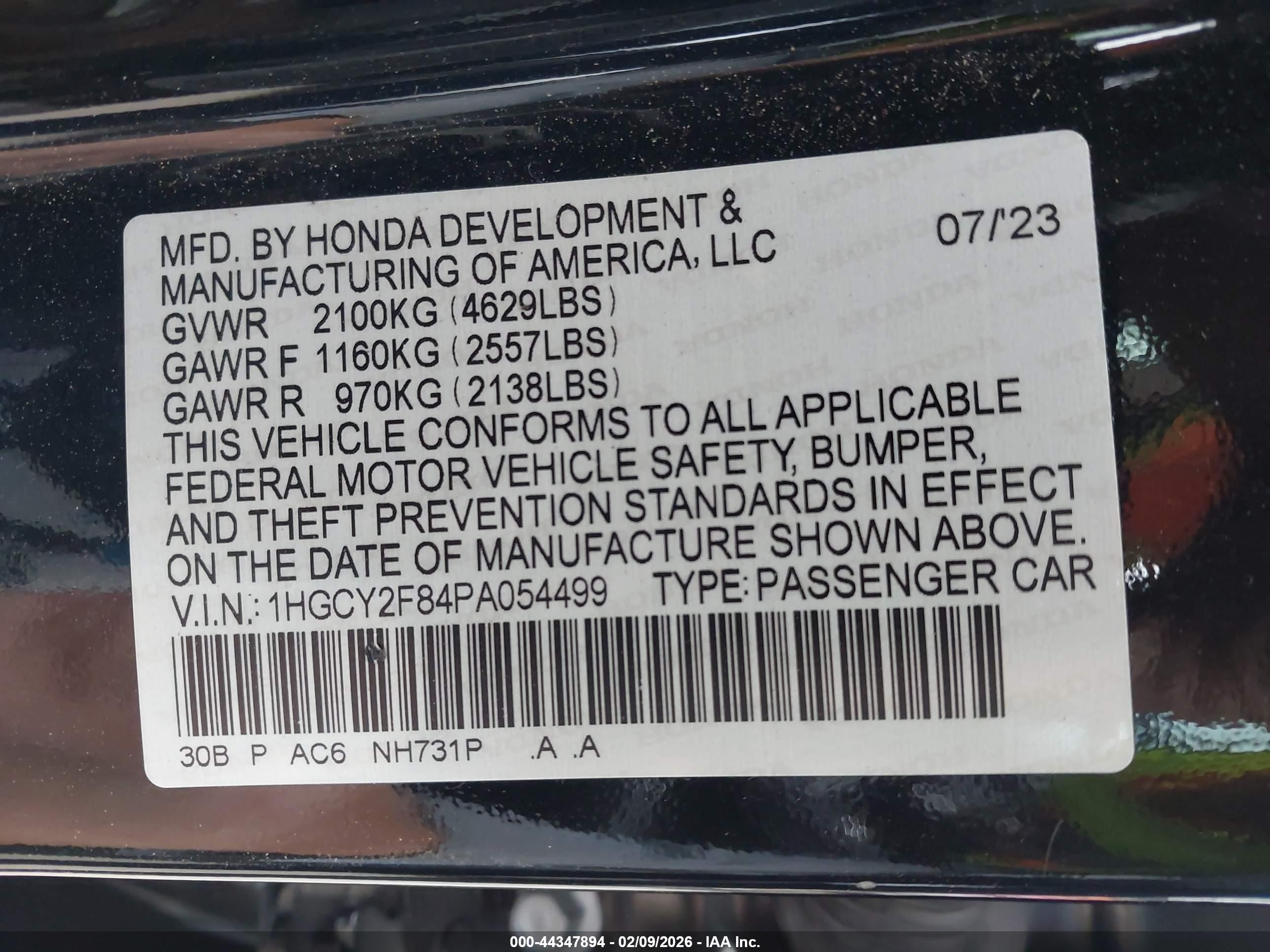 HONDA ACCORD image 9