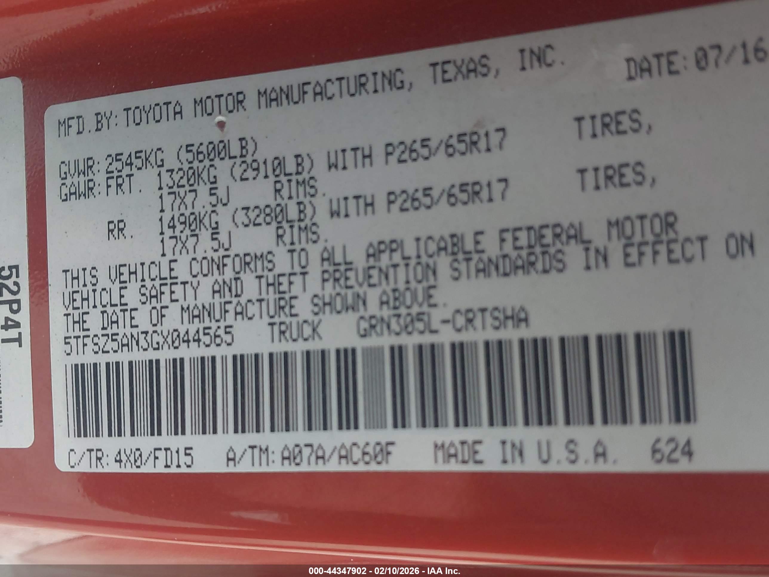 TOYOTA TACOMA image 9