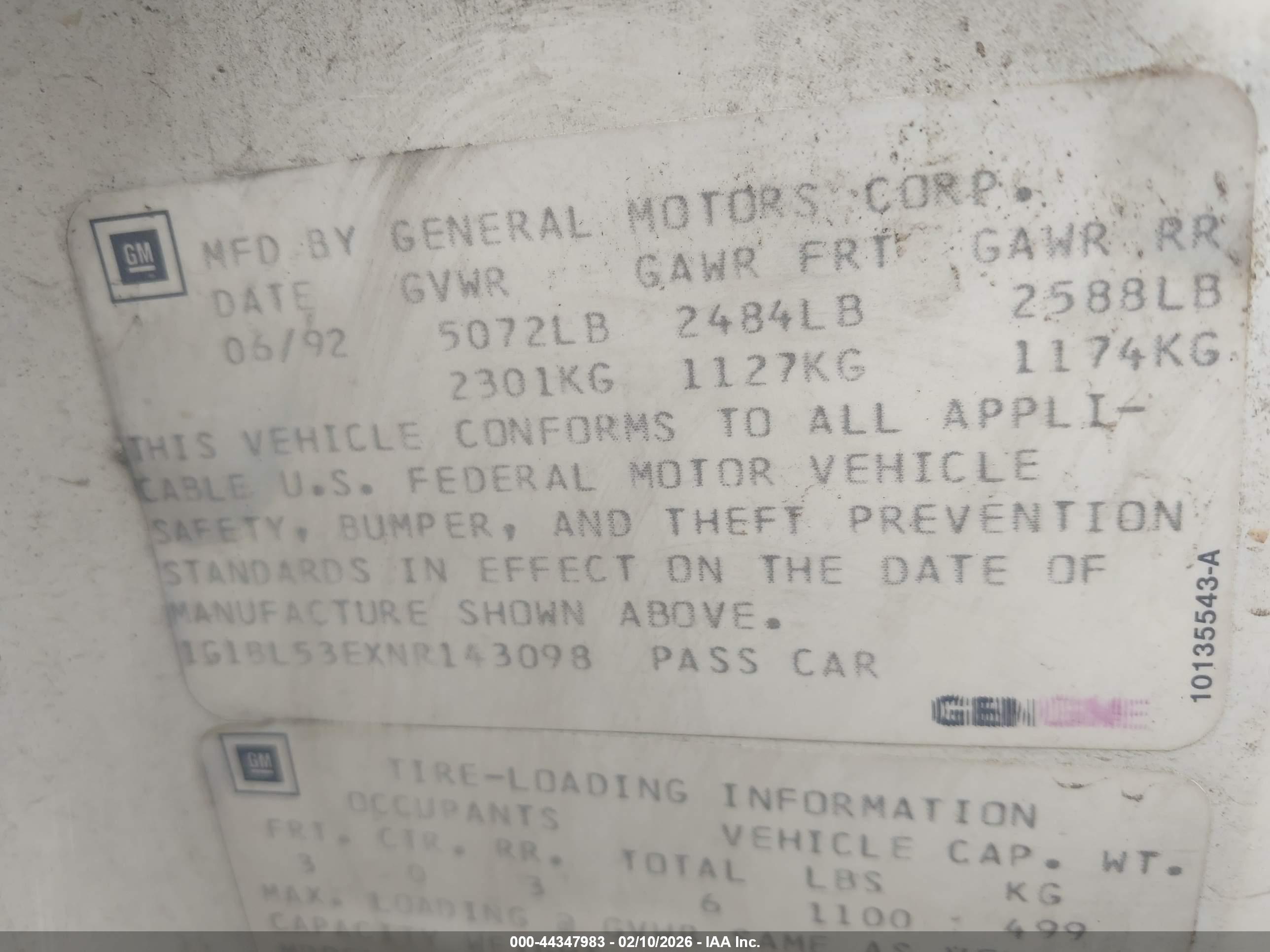 CHEVROLET CAPRICE image 9
