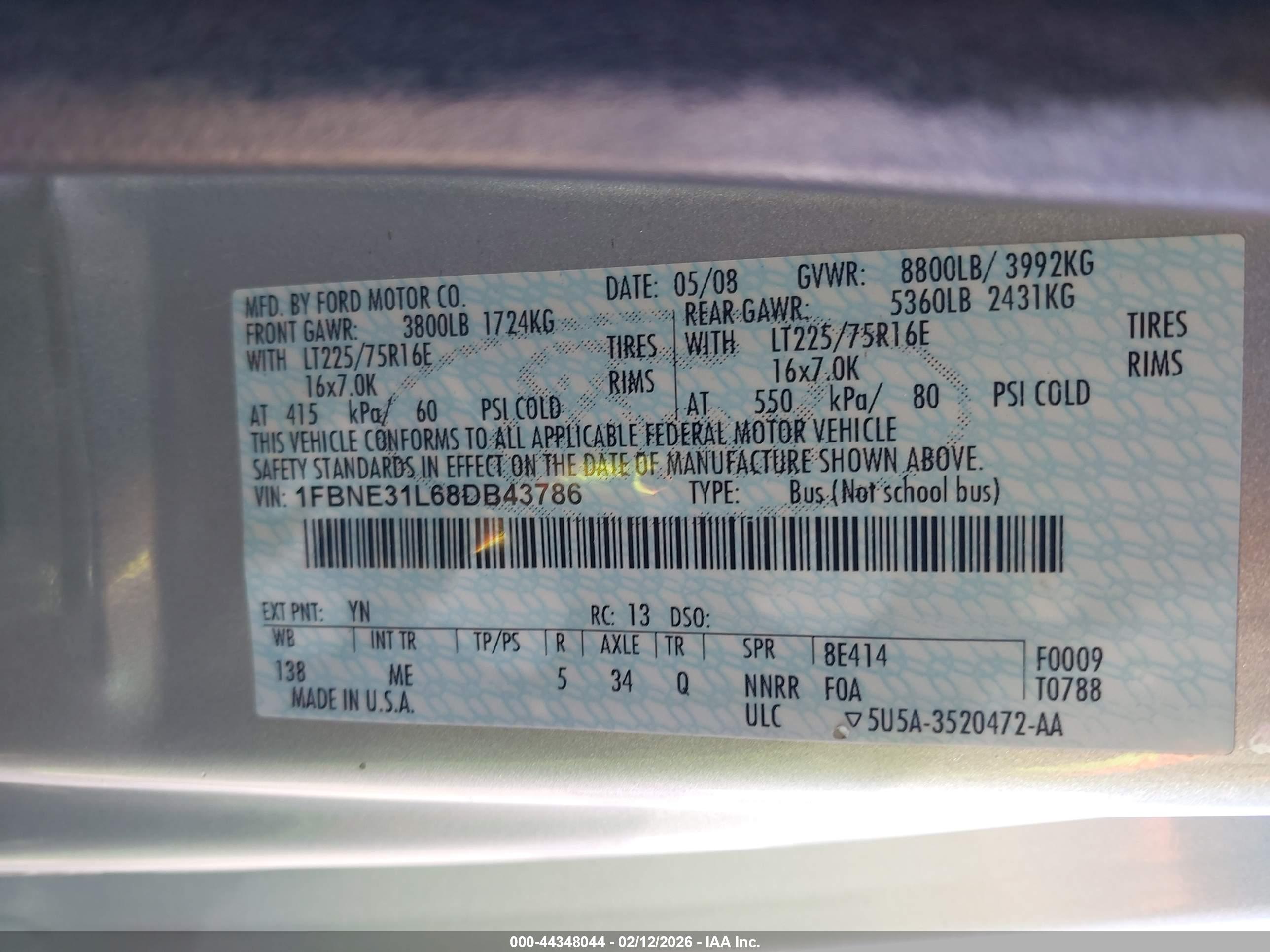 FORD E-350 image 9