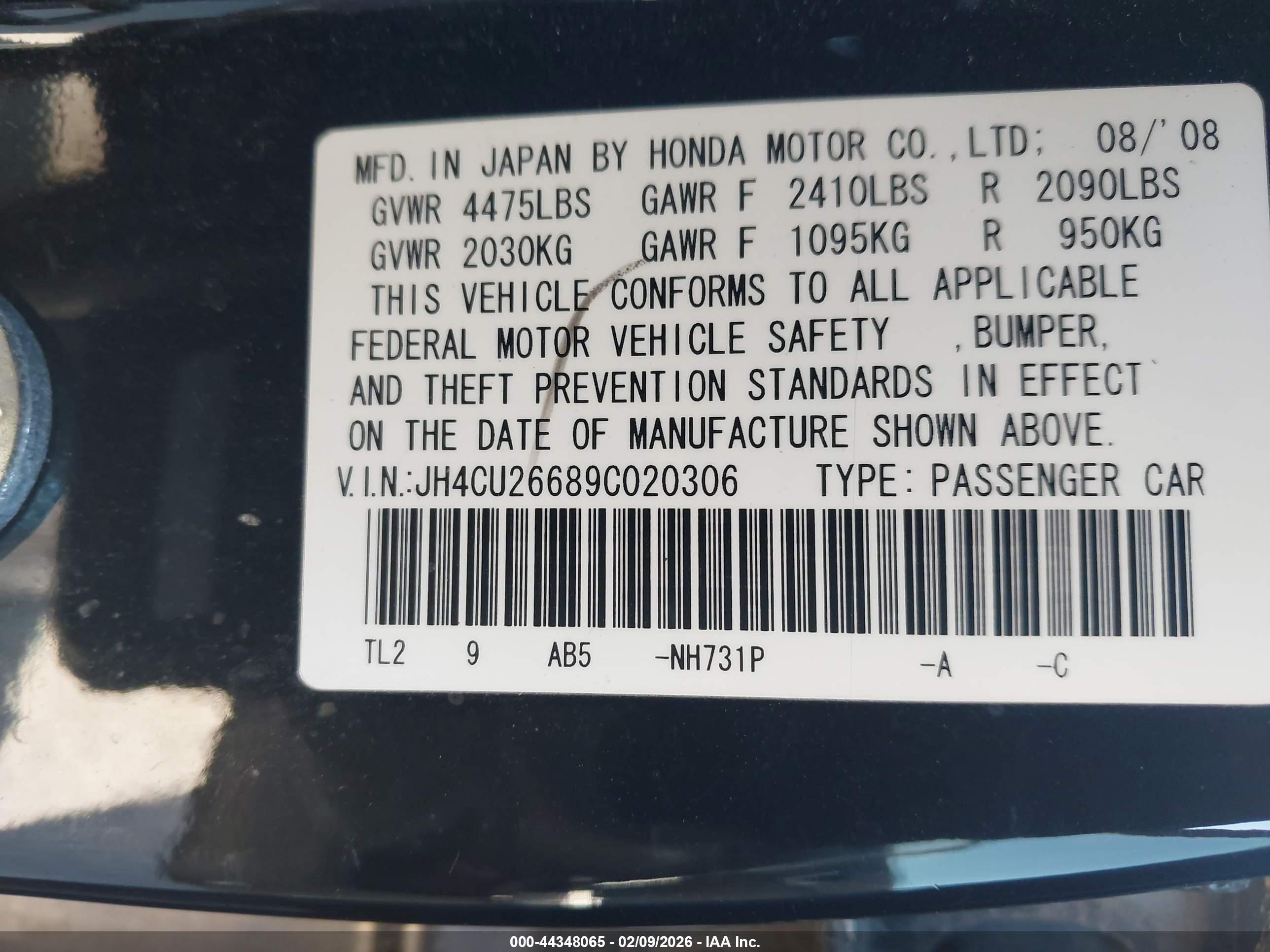 ACURA TSX image 9