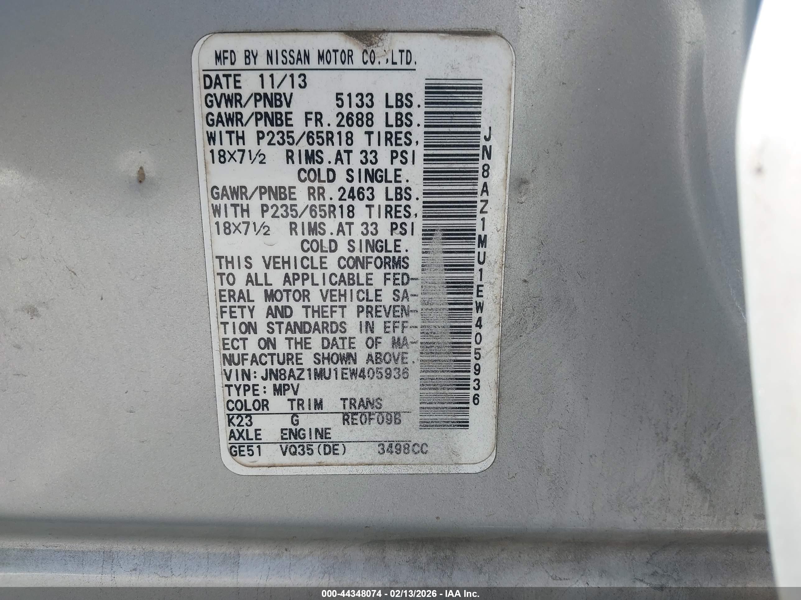 NISSAN MURANO image 9