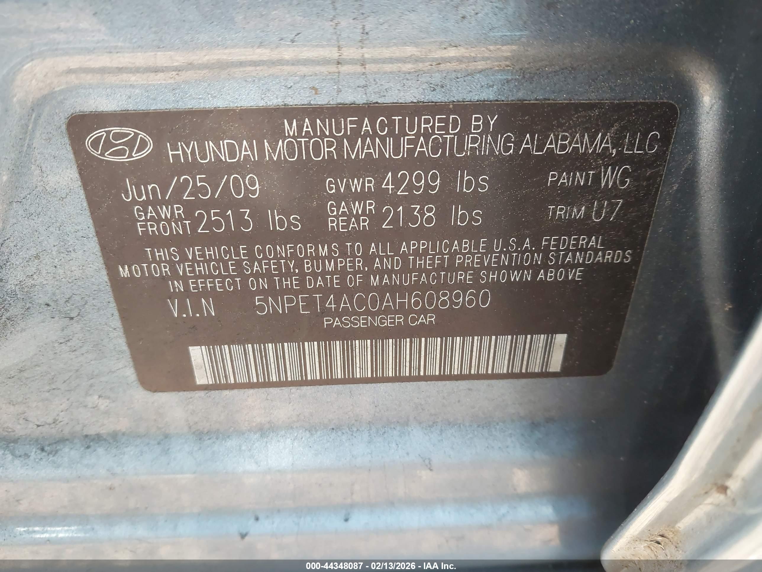 HYUNDAI SONATA image 9
