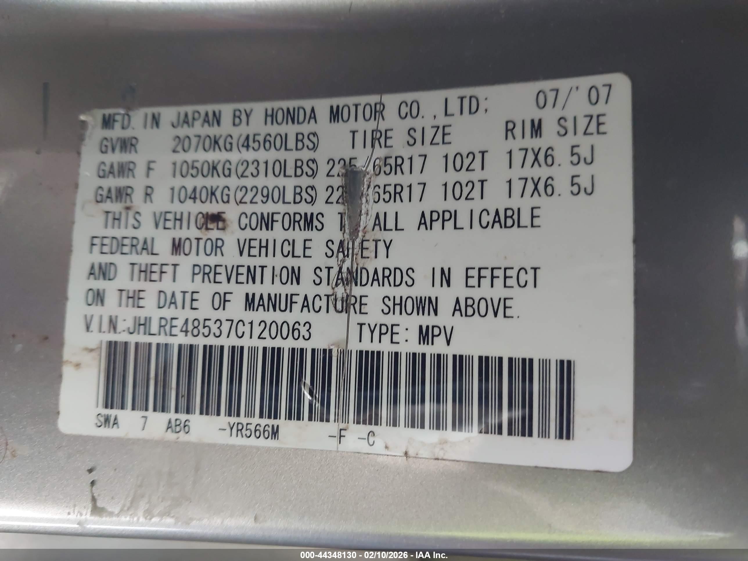 HONDA CR-V image 9