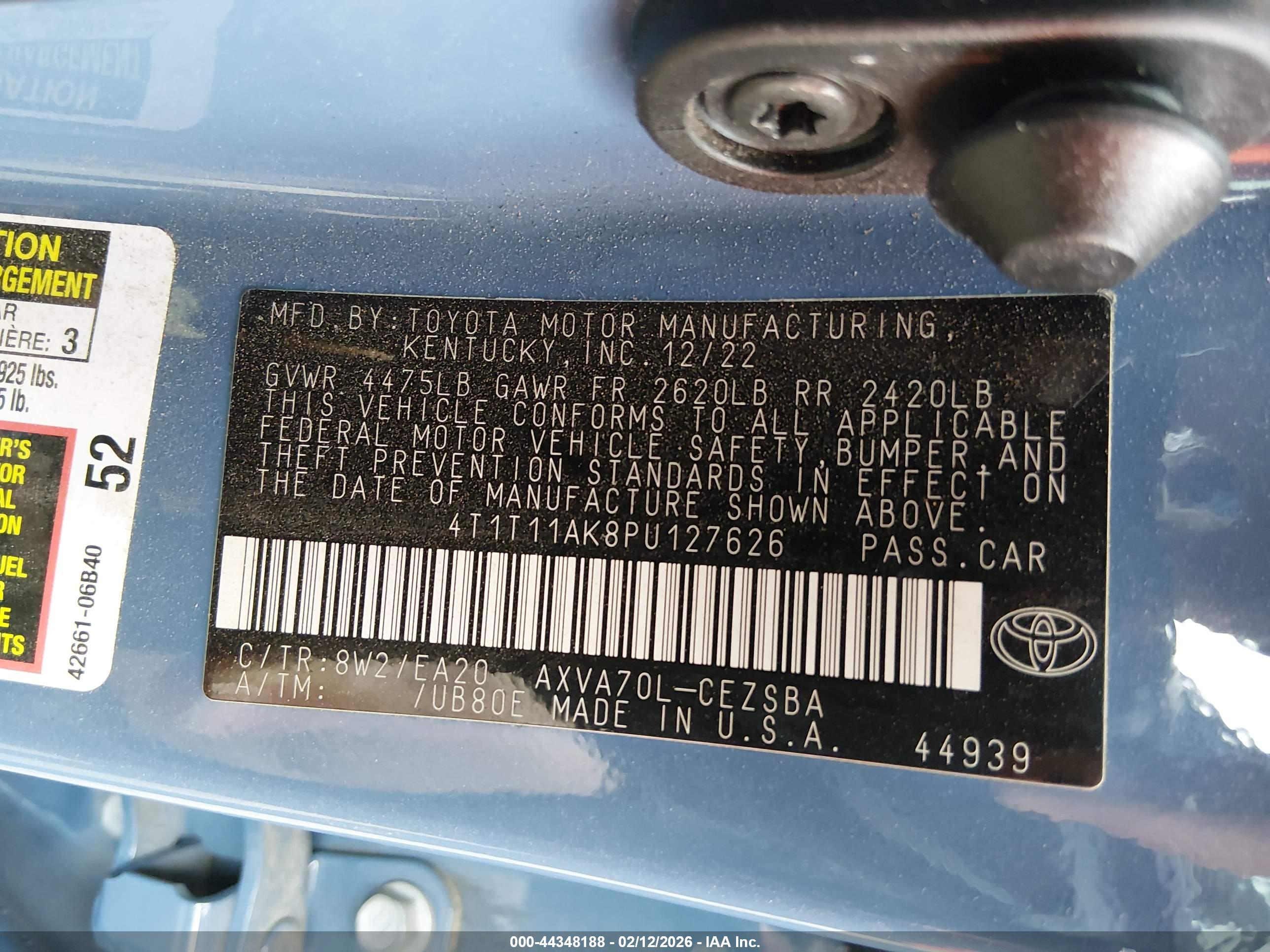 TOYOTA CAMRY image 9