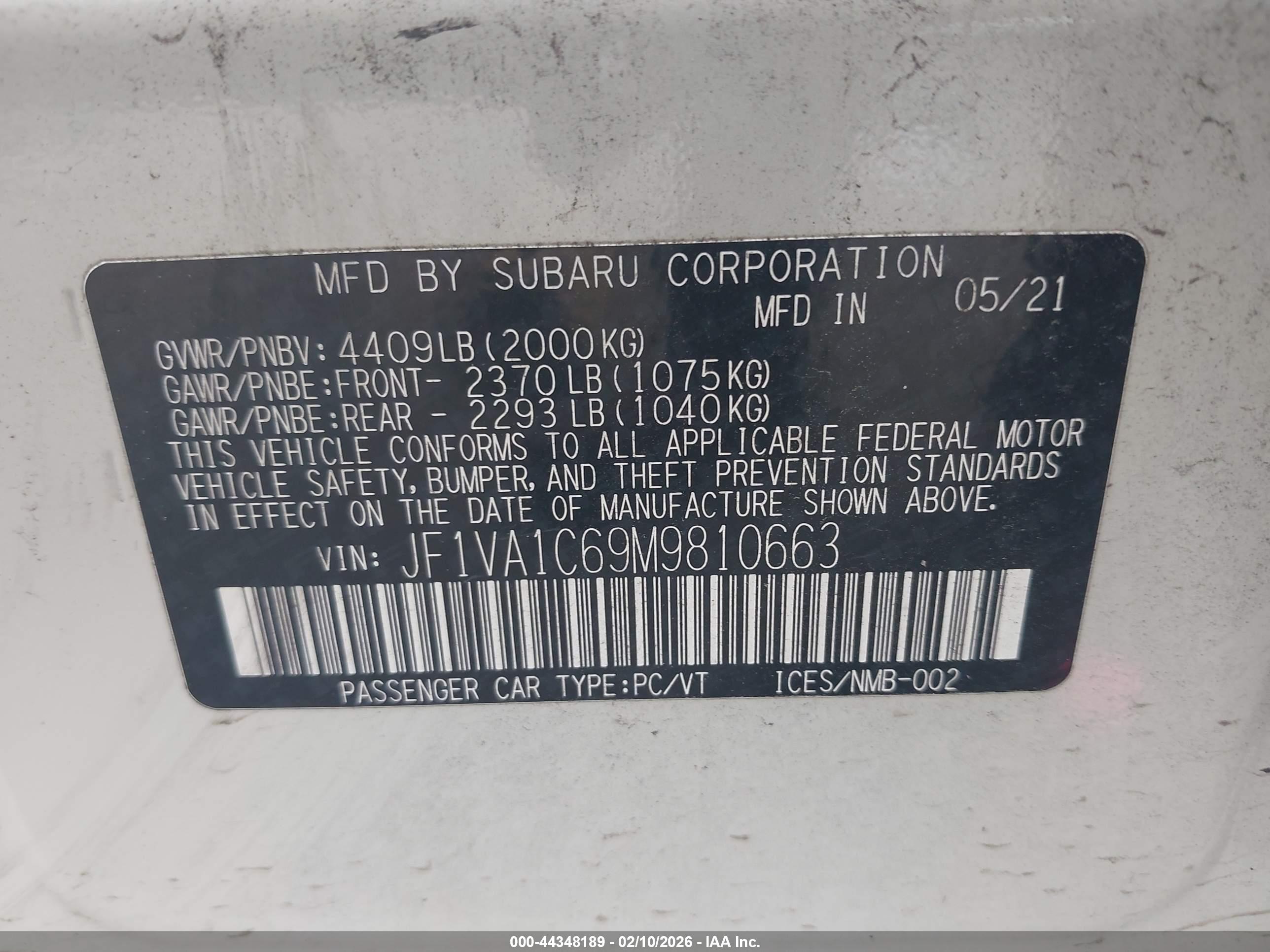SUBARU WRX image 9