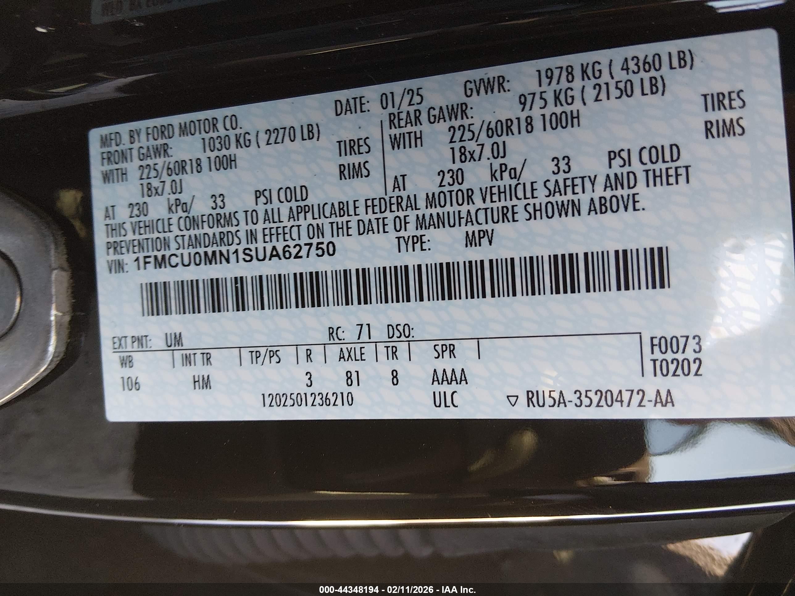 FORD ESCAPE image 9