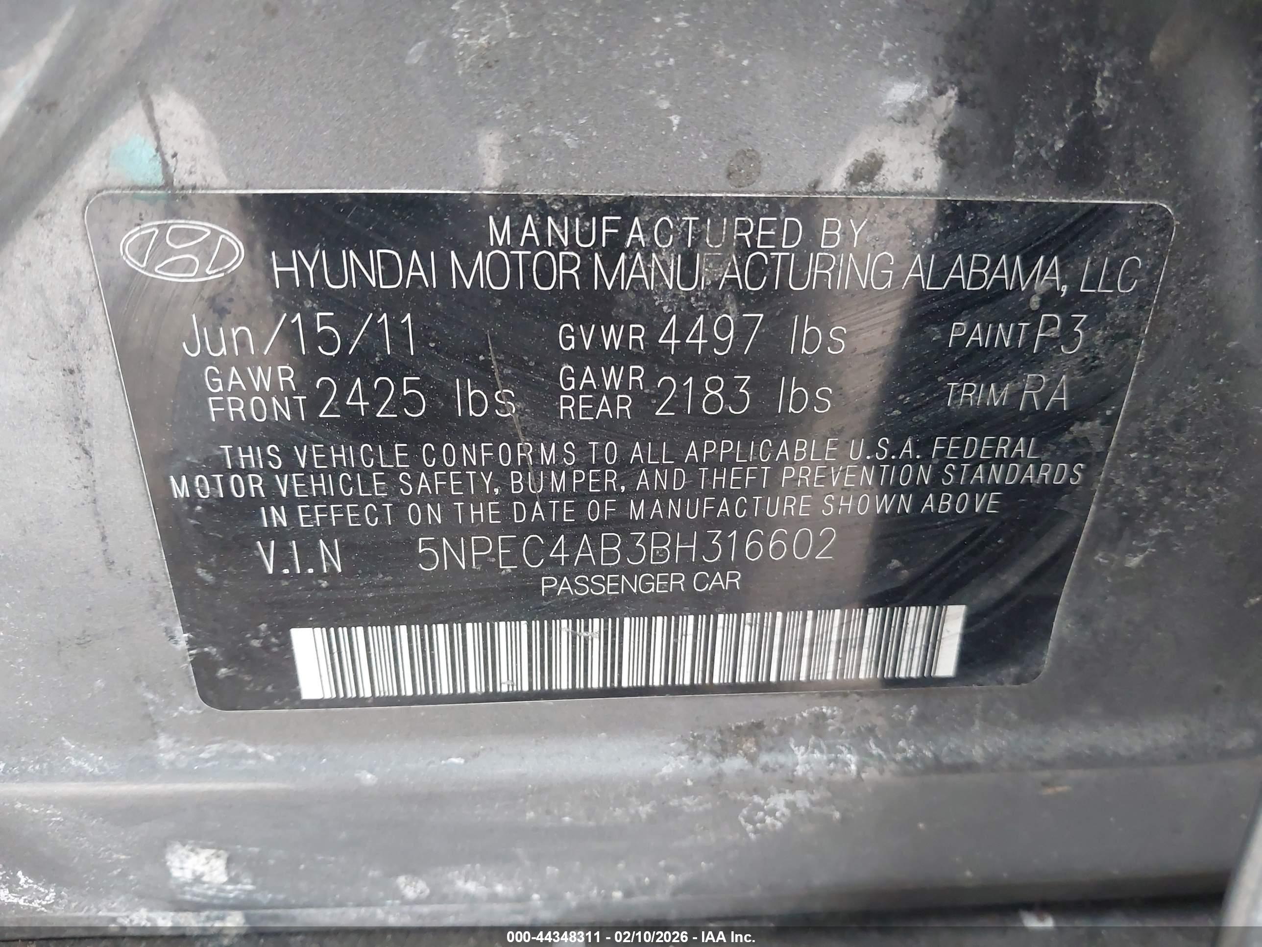 HYUNDAI SONATA image 9