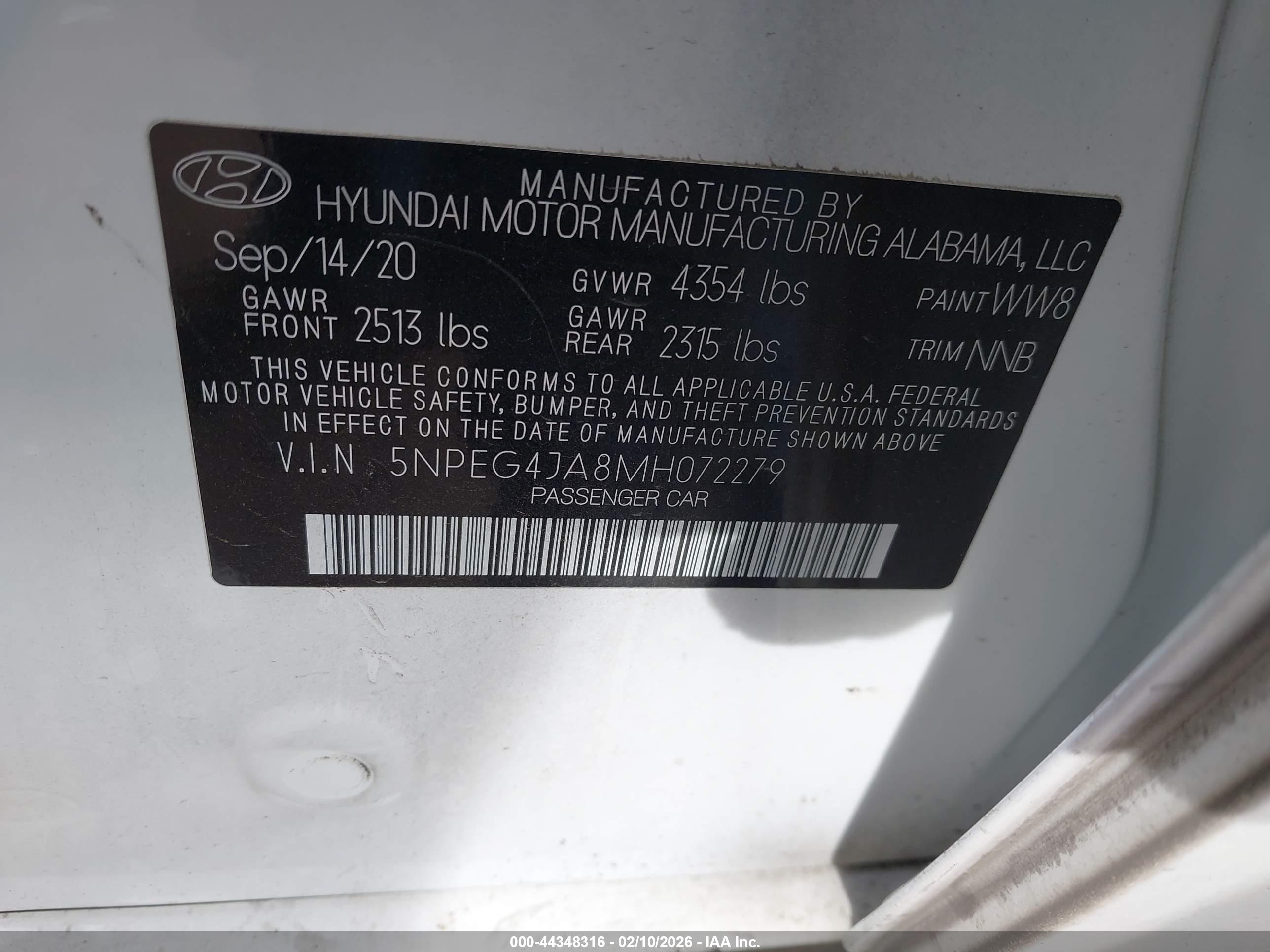 HYUNDAI SONATA image 9