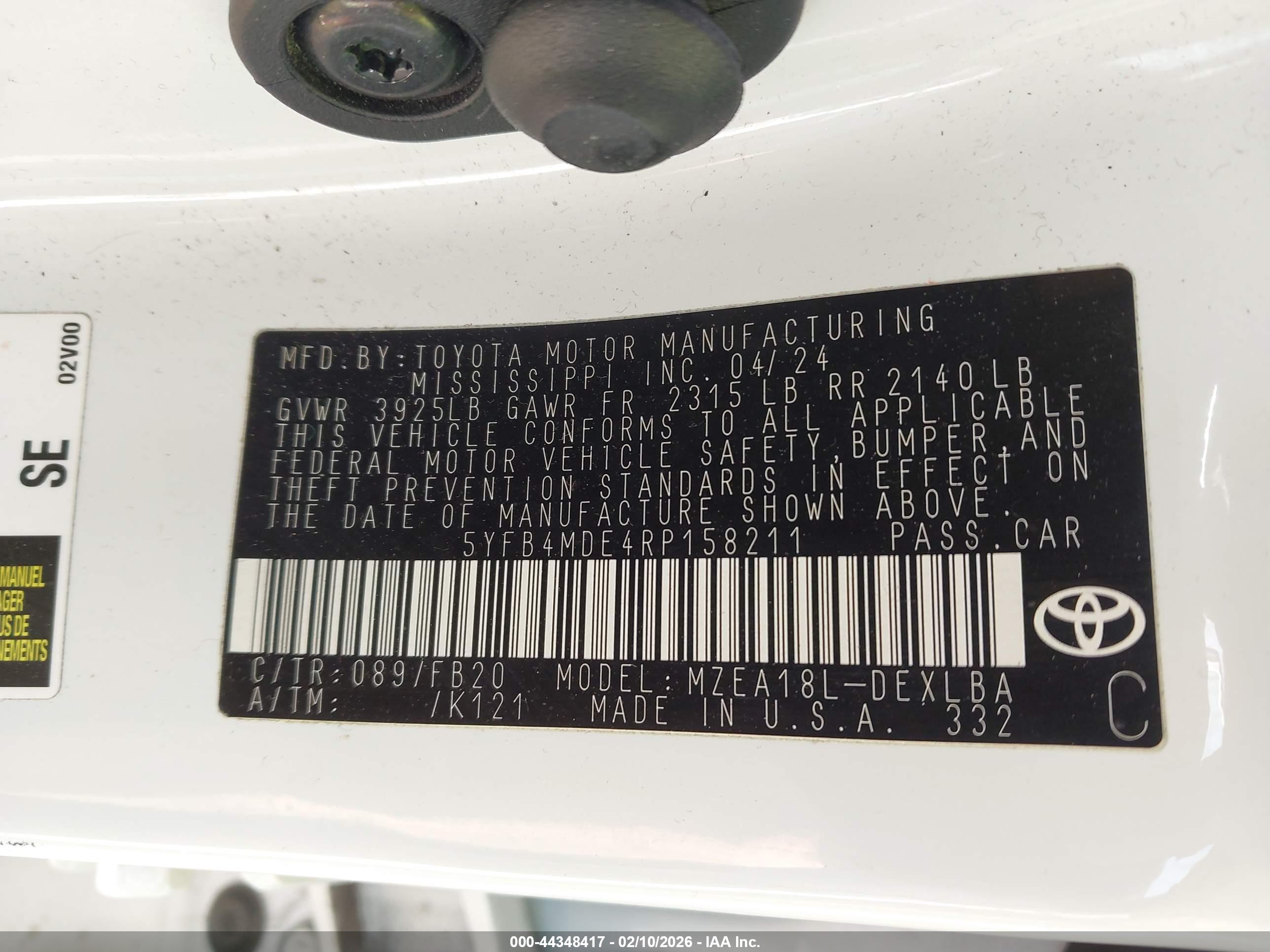 TOYOTA COROLLA image 9