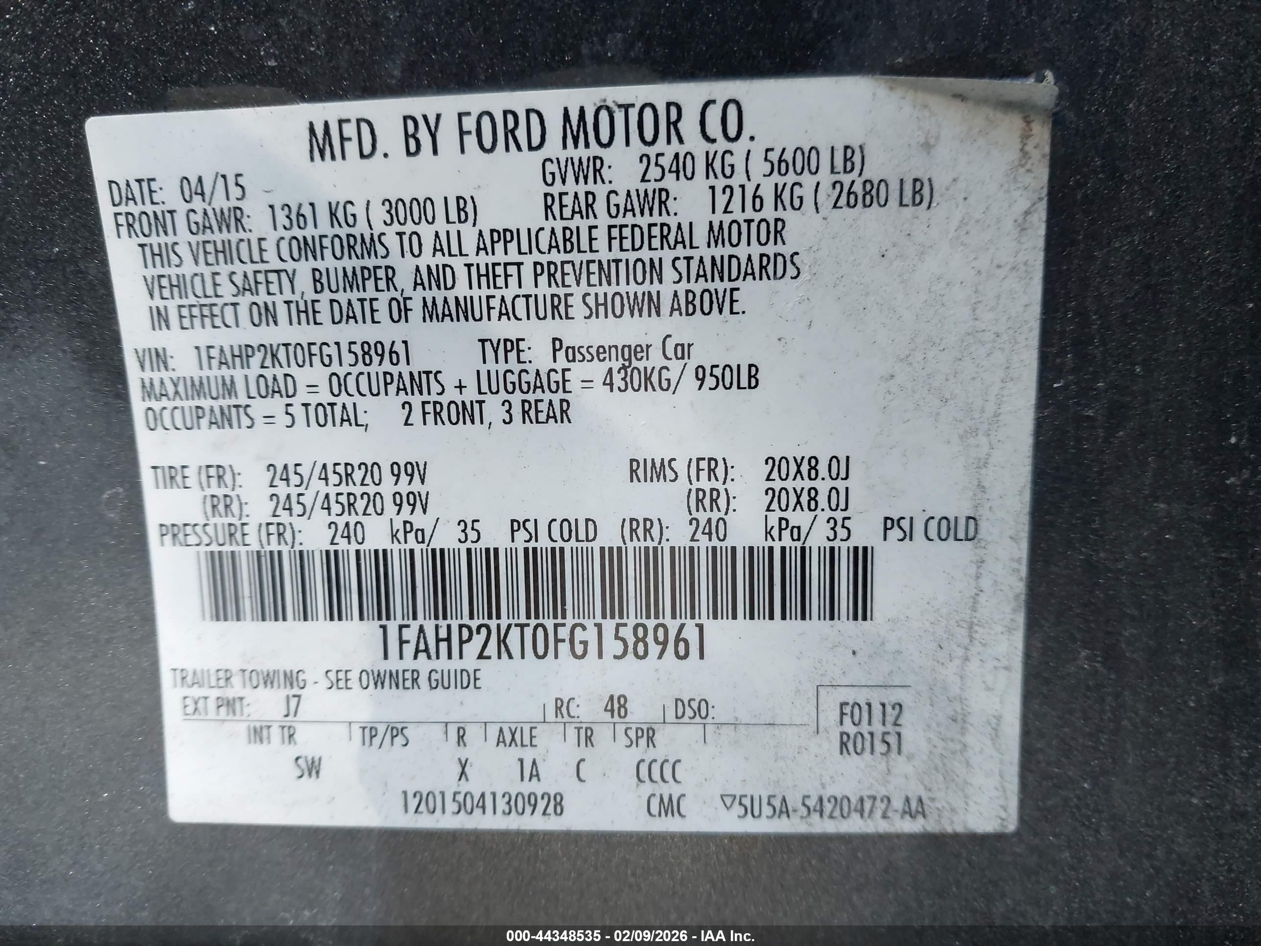 FORD TAURUS image 9