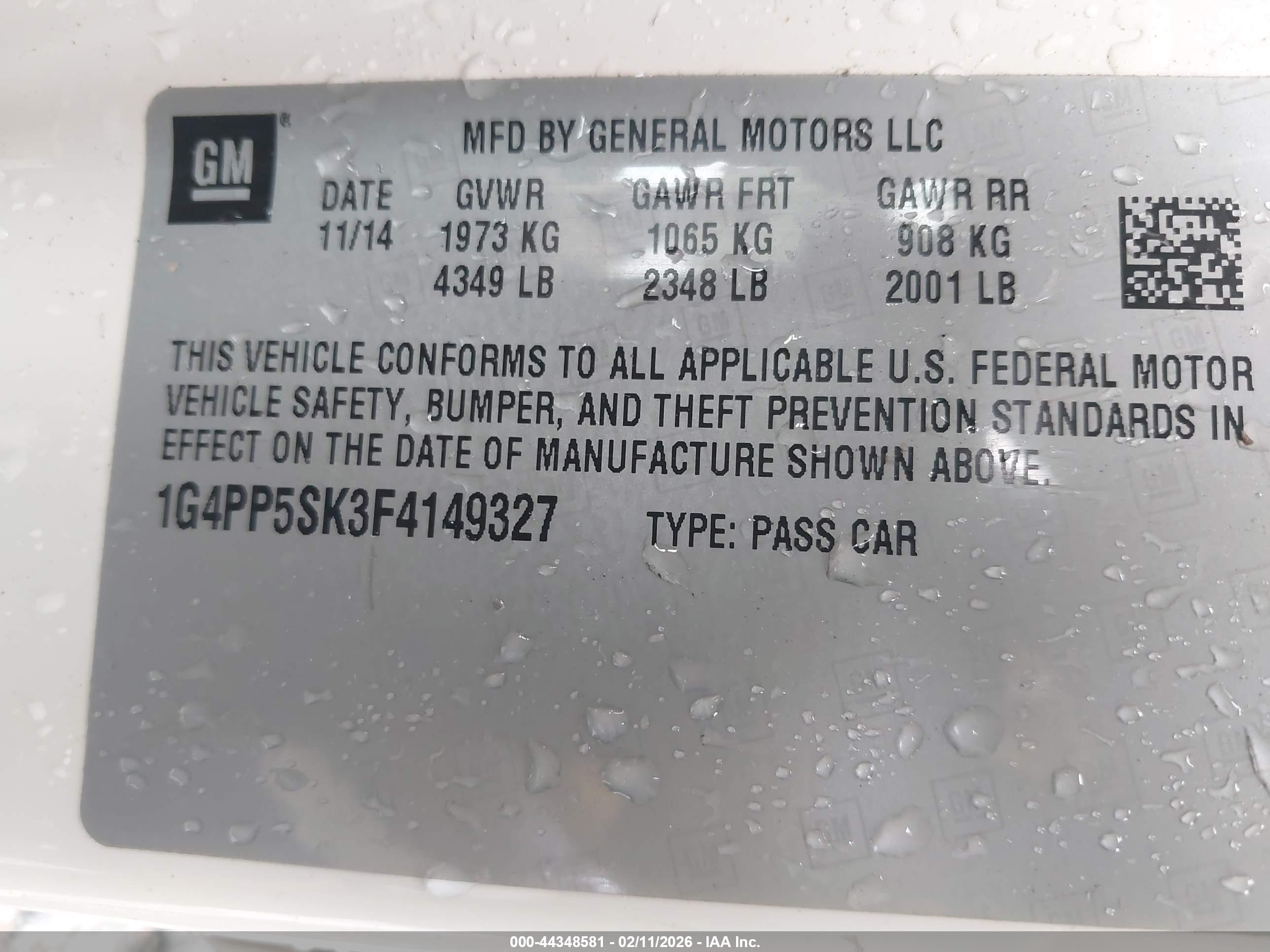 BUICK VERANO image 9