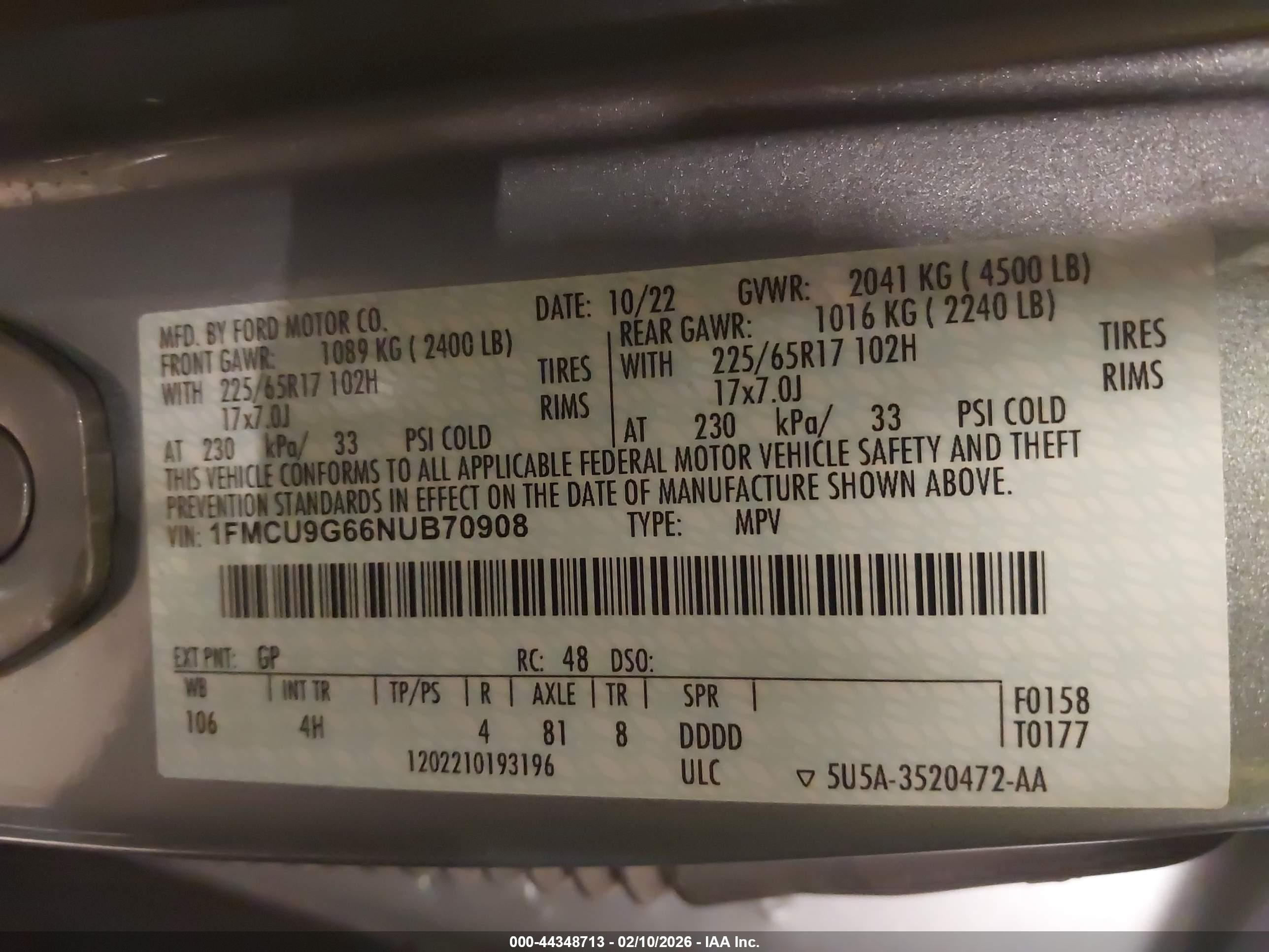 FORD ESCAPE image 9