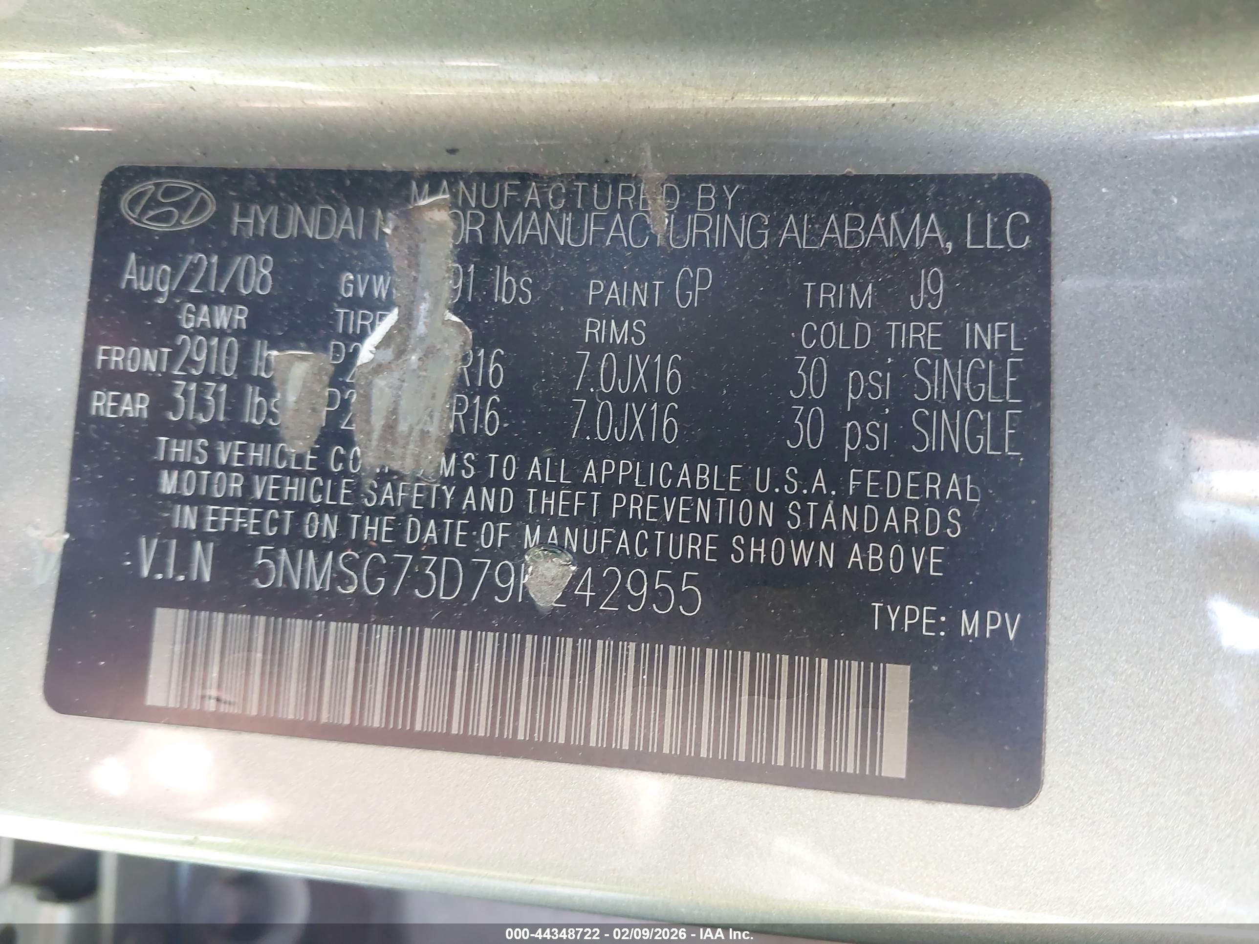 HYUNDAI SANTA image 9