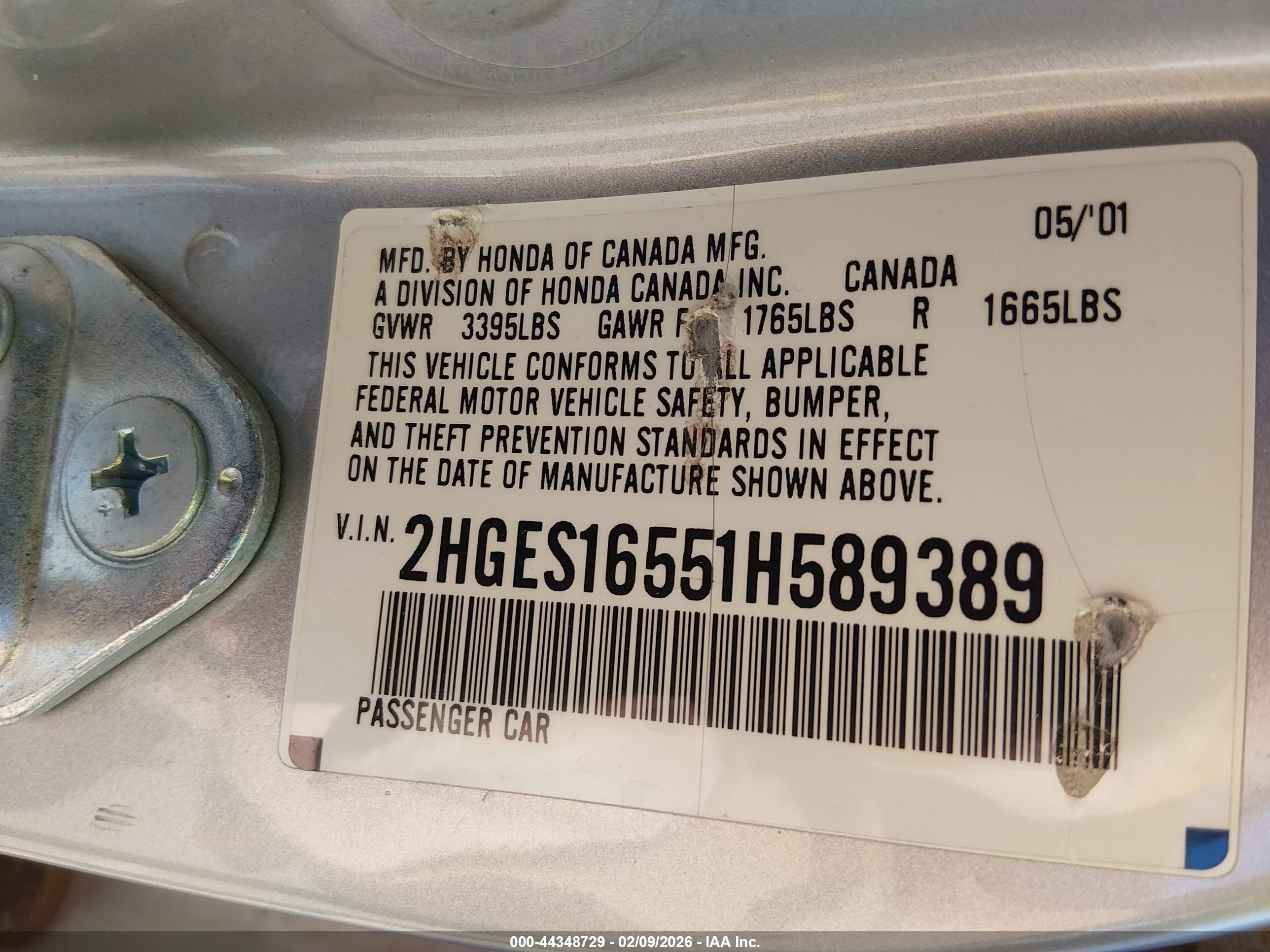 HONDA CIVIC image 9