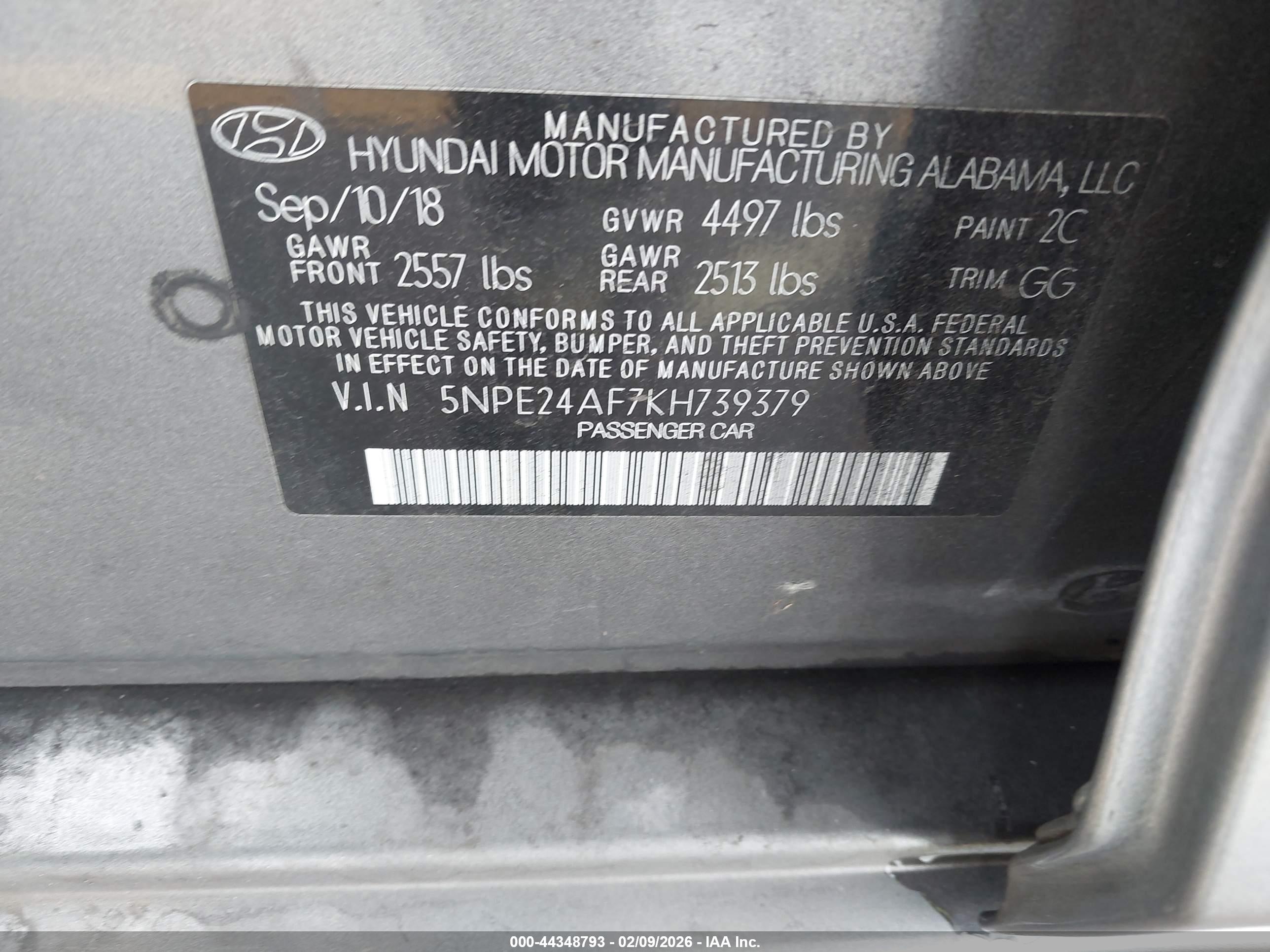 HYUNDAI SONATA image 9