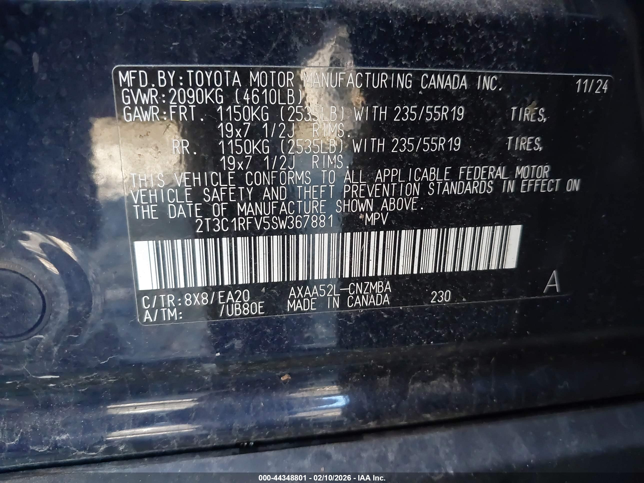 TOYOTA RAV4 image 9