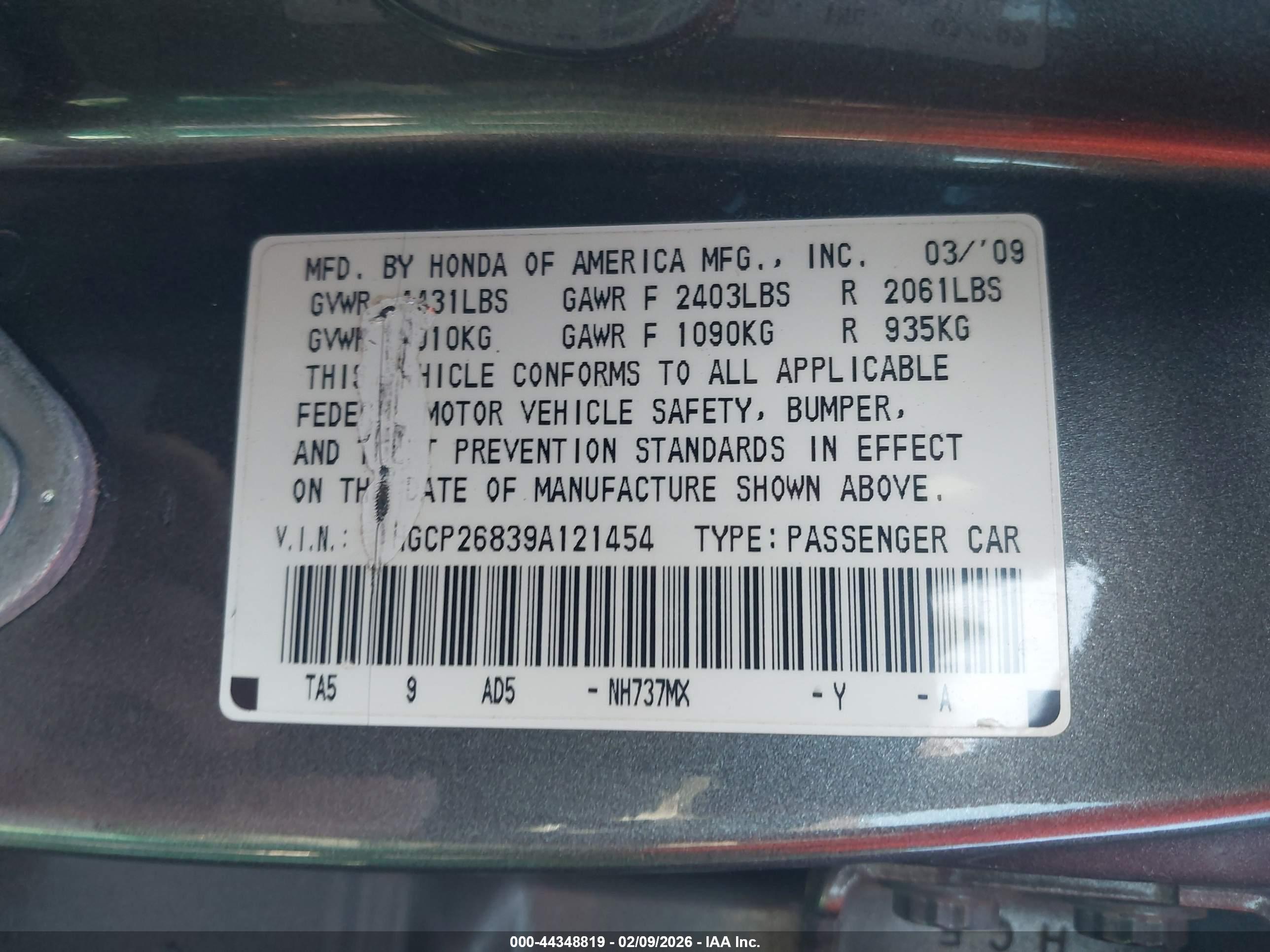 HONDA ACCORD image 9