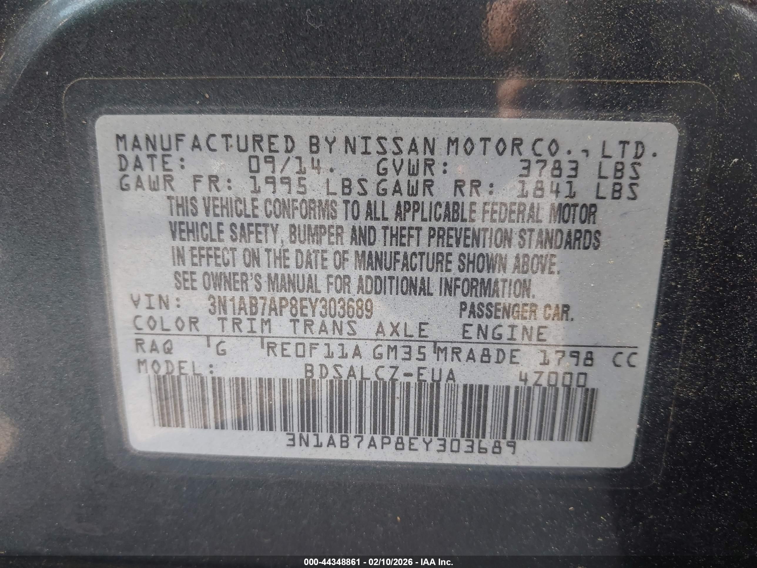 NISSAN SENTRA image 9