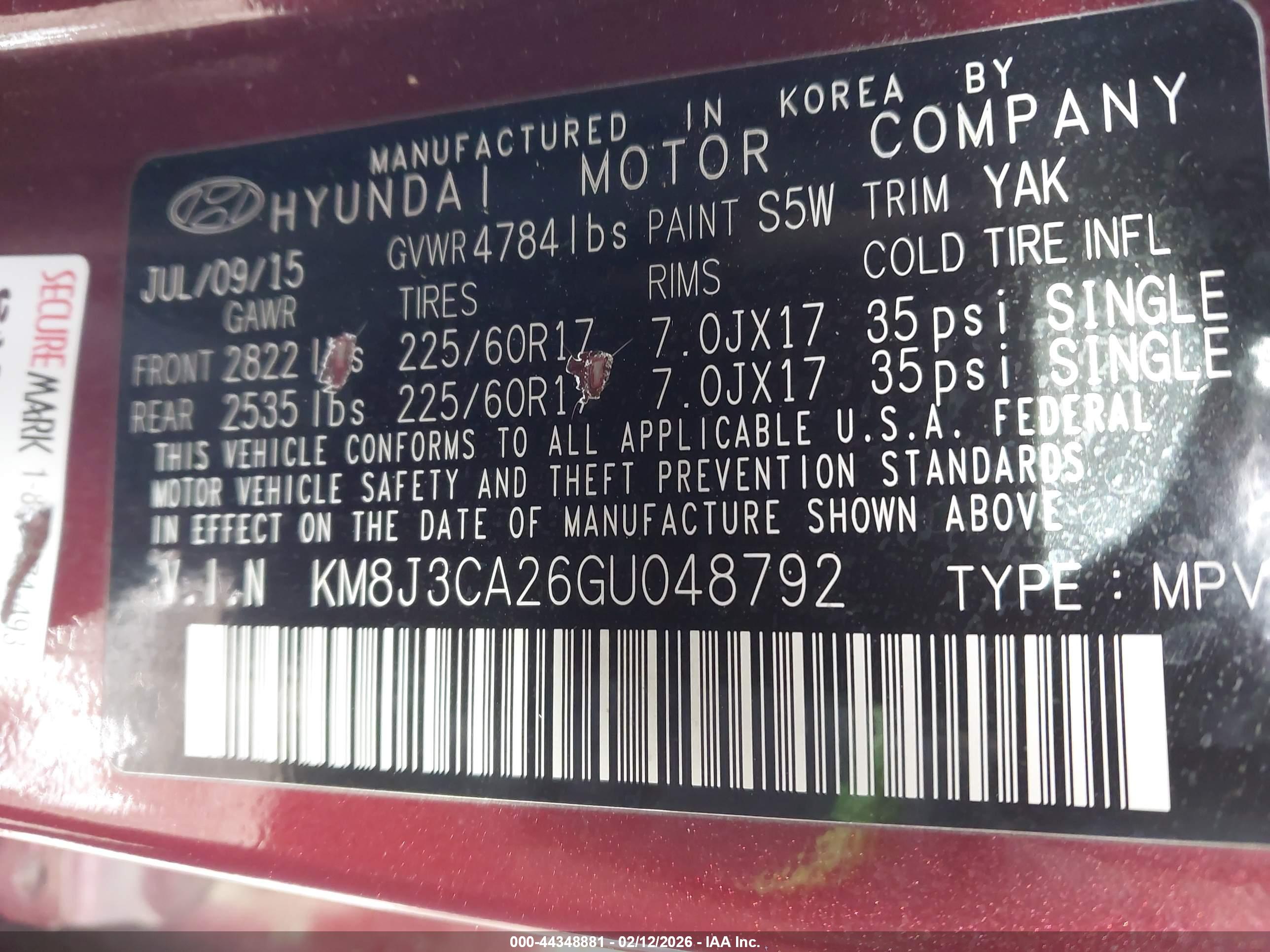 HYUNDAI TUCSON image 9