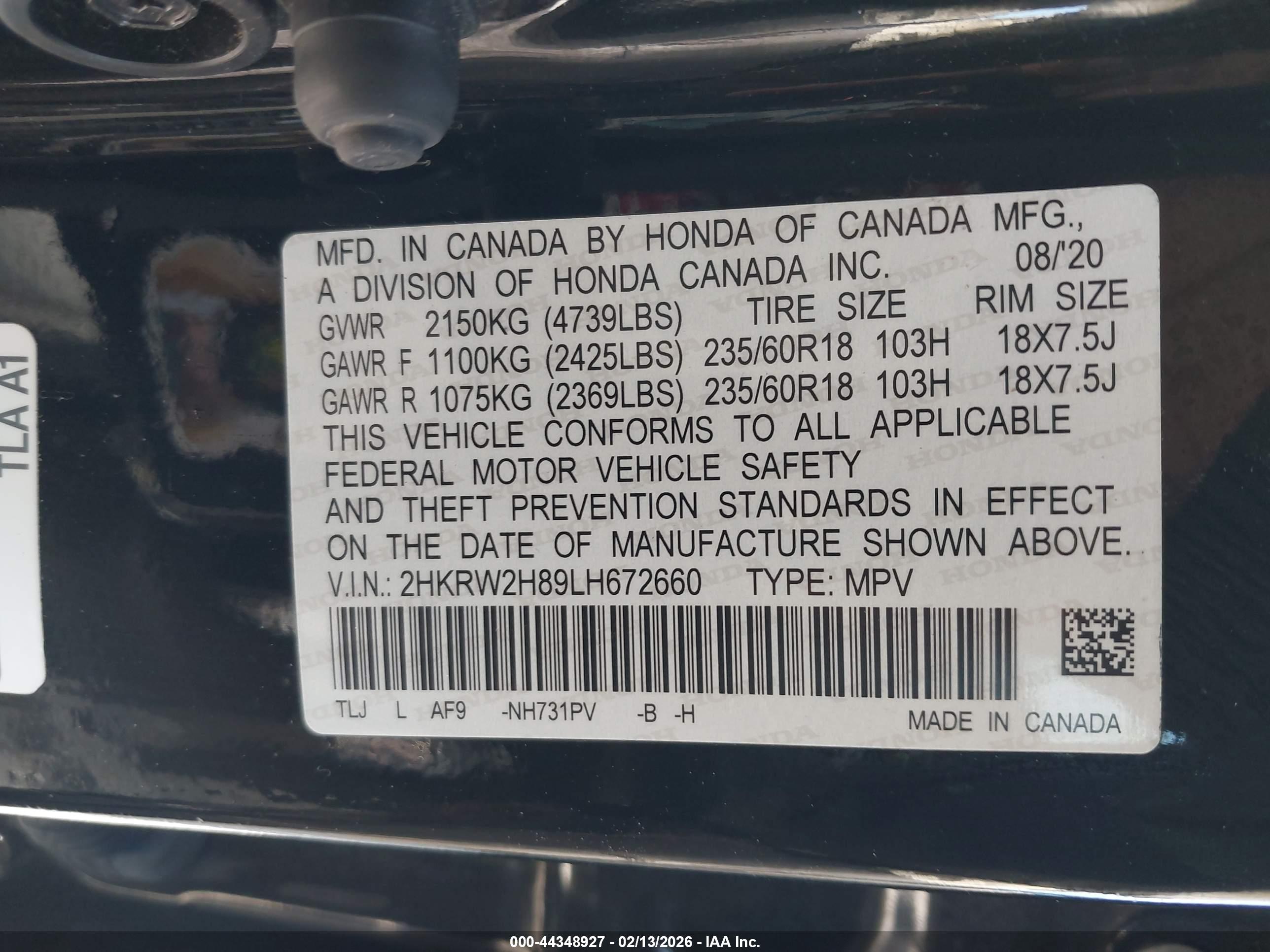 HONDA CR-V image 9