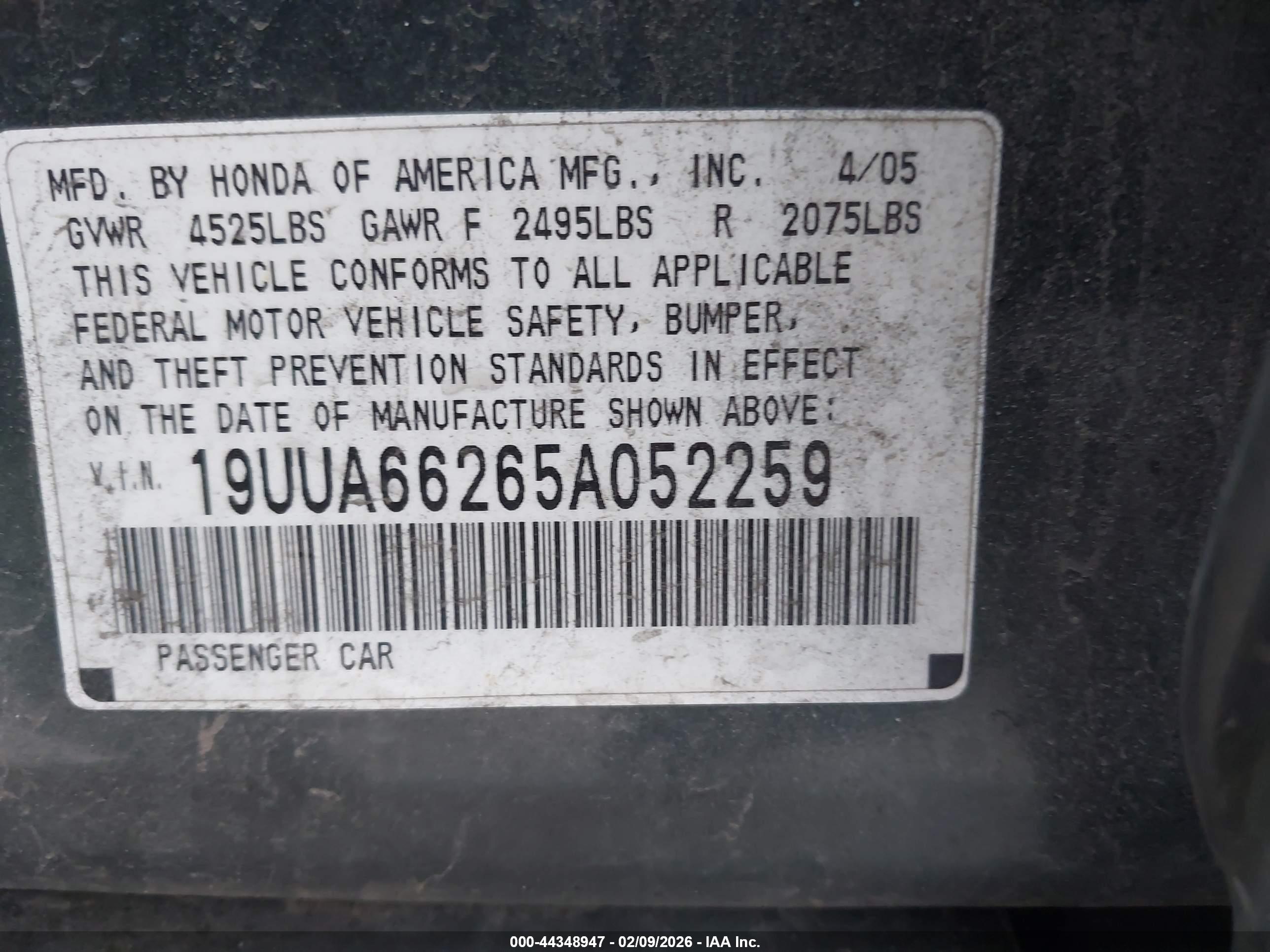 ACURA TL image 9
