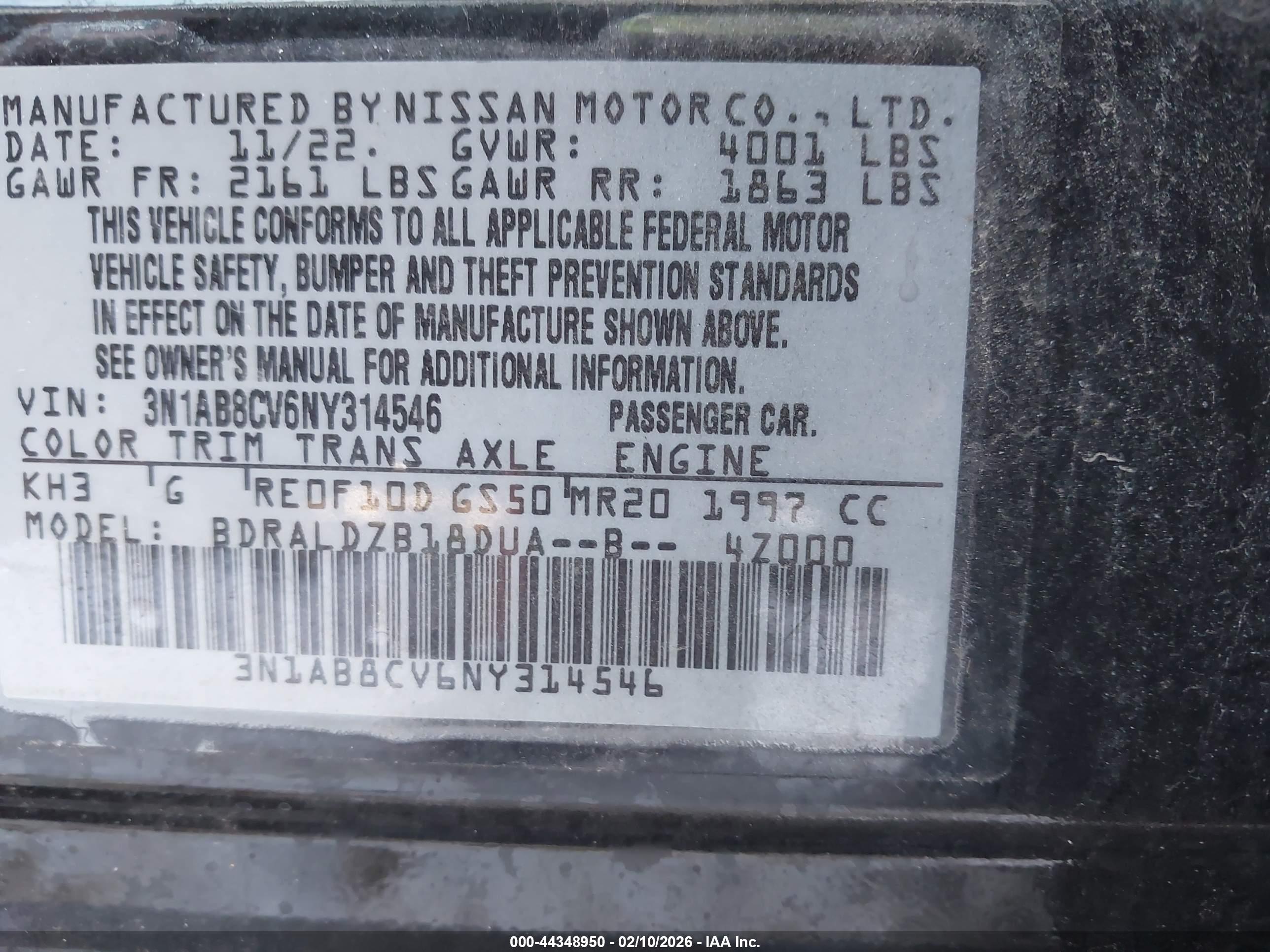 NISSAN SENTRA image 9