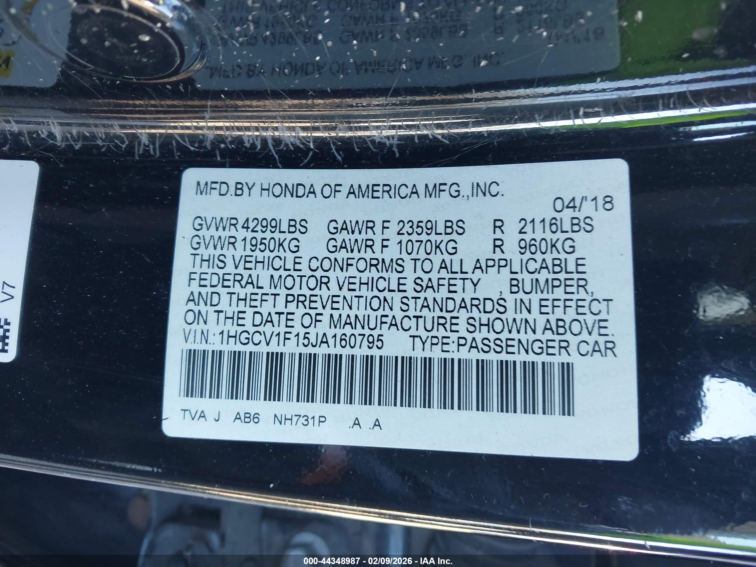 HONDA ACCORD image 9
