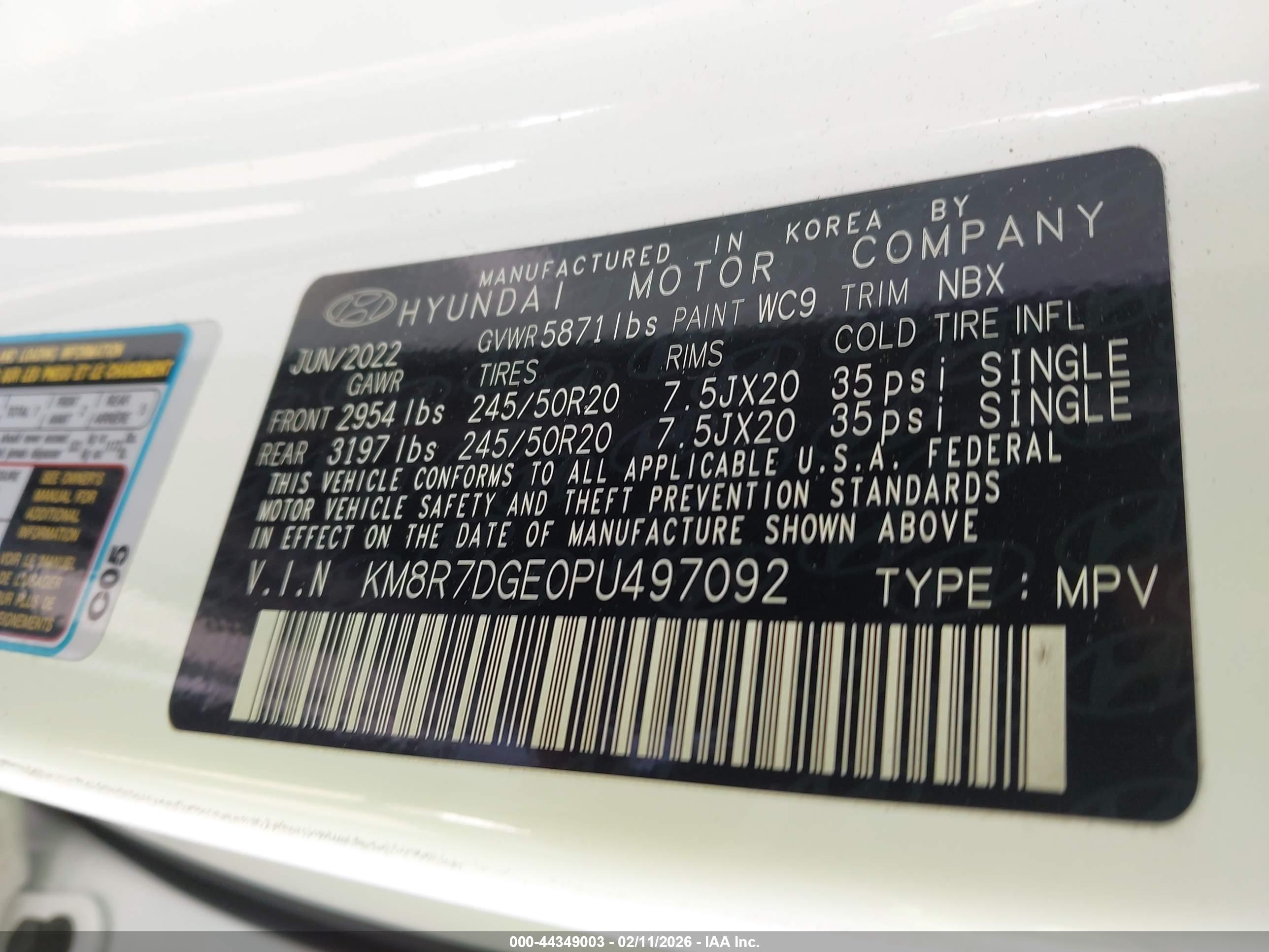 HYUNDAI PALISADE image 9
