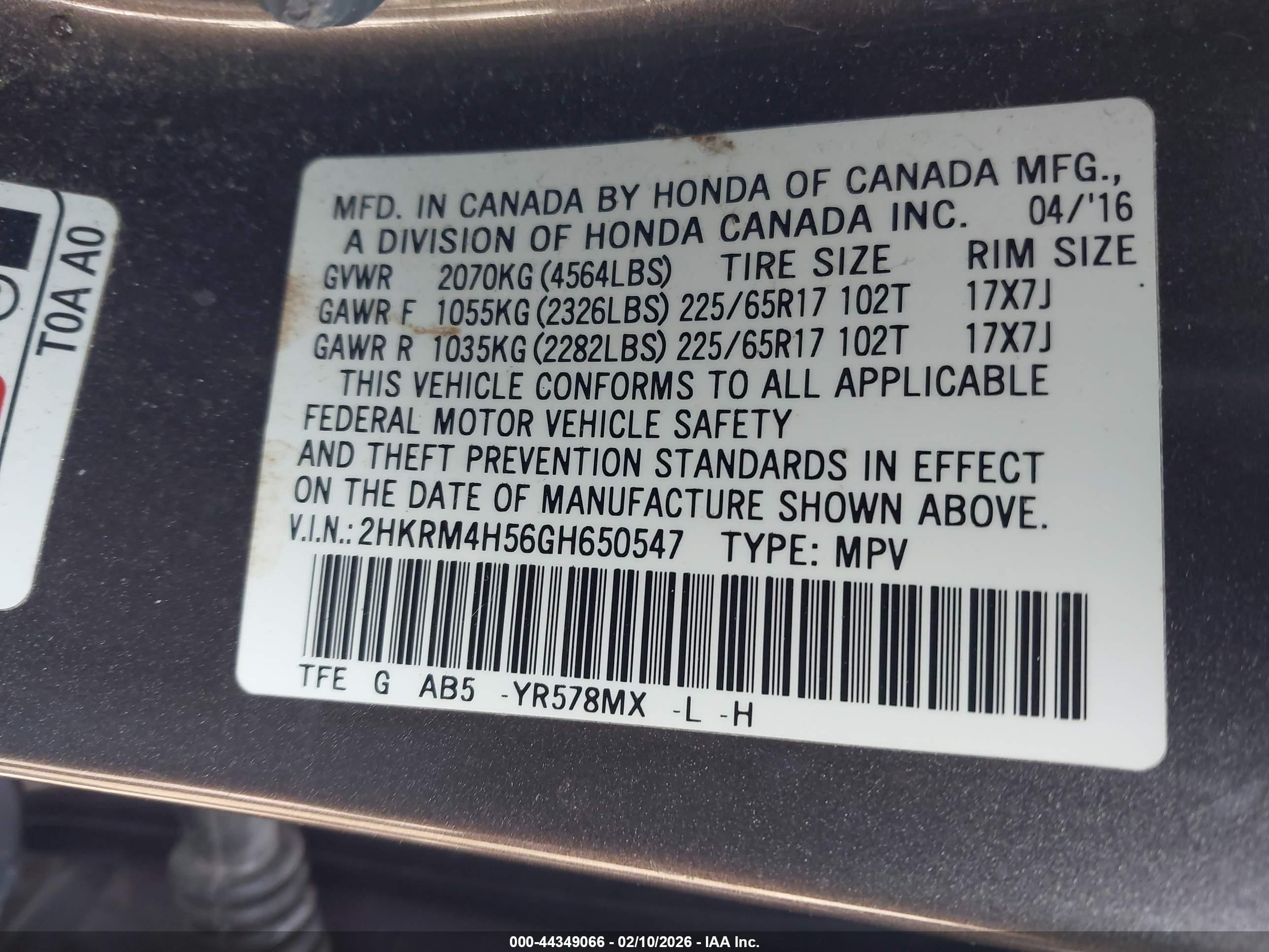 HONDA CR-V image 9