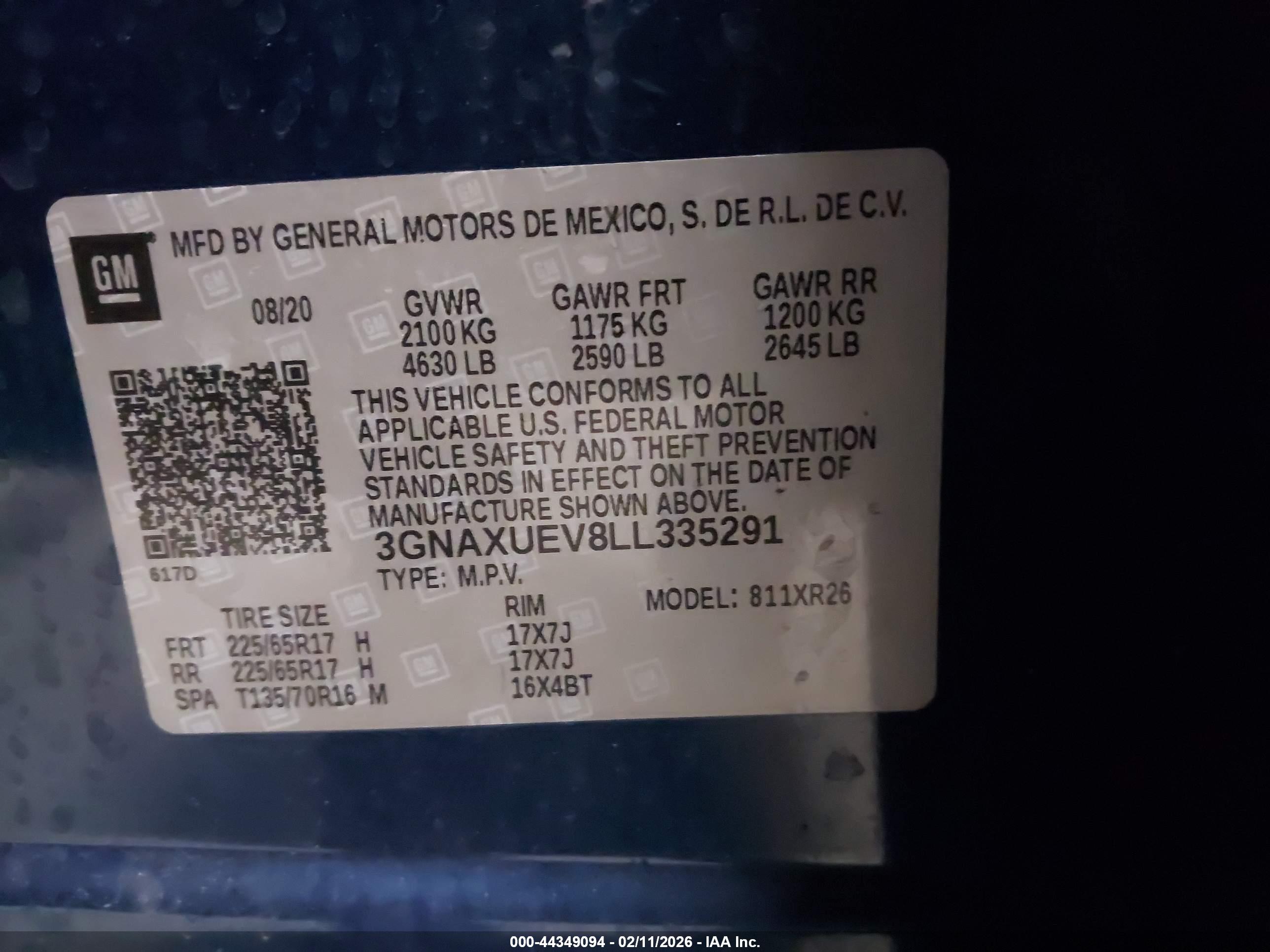 CHEVROLET EQUINOX image 9