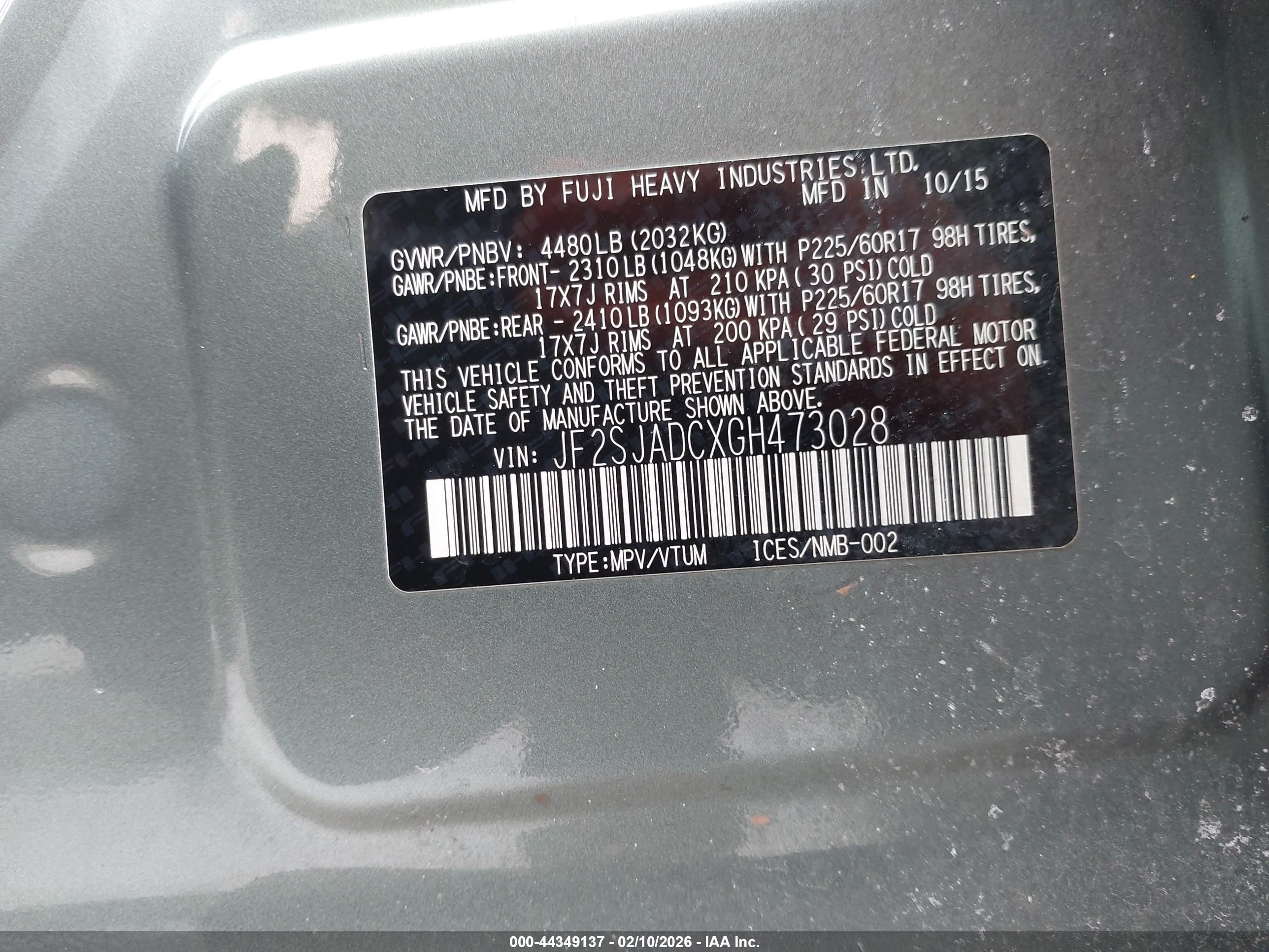 SUBARU FORESTER image 9