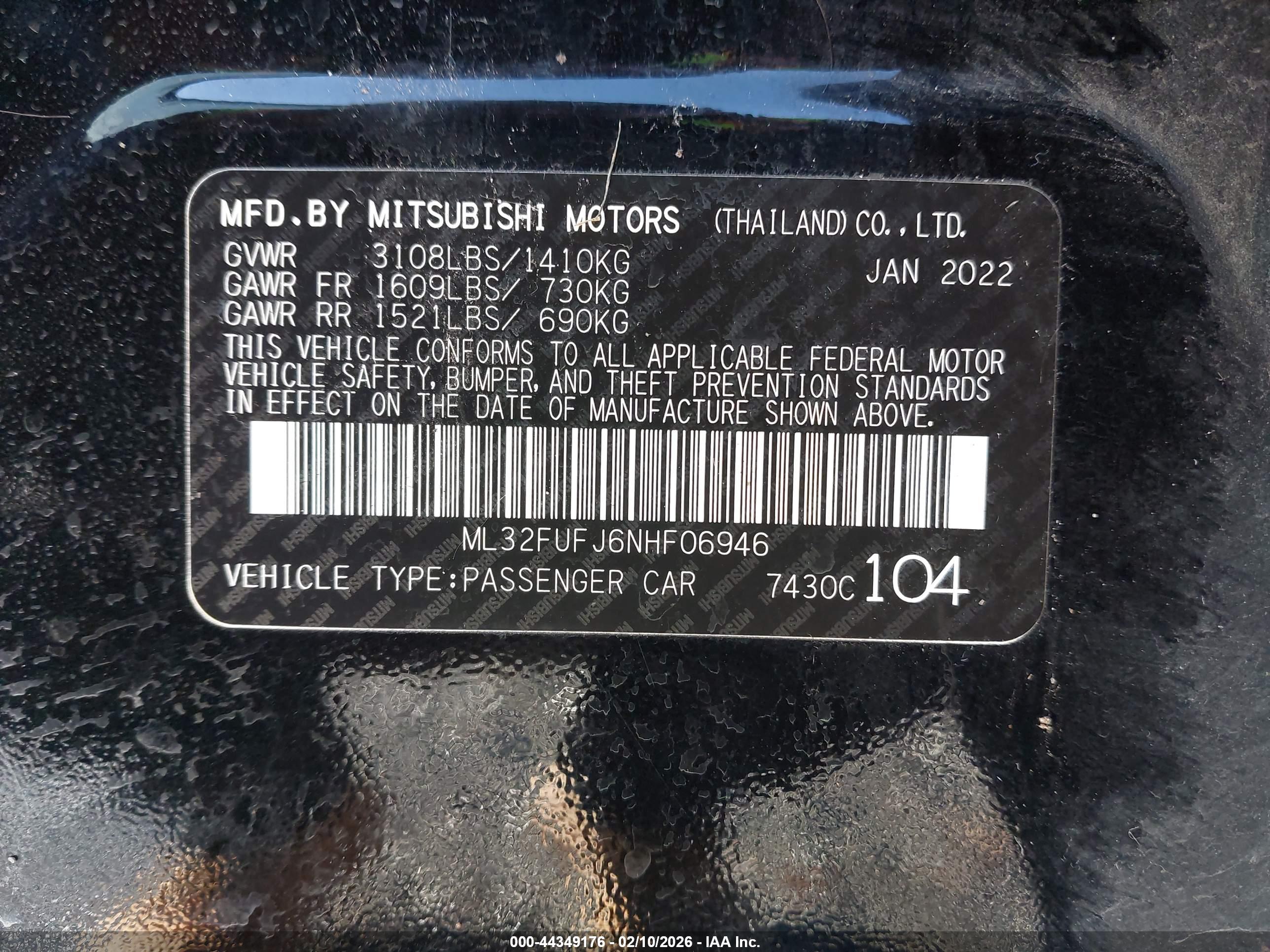 MITSUBISHI MIRAGE image 9