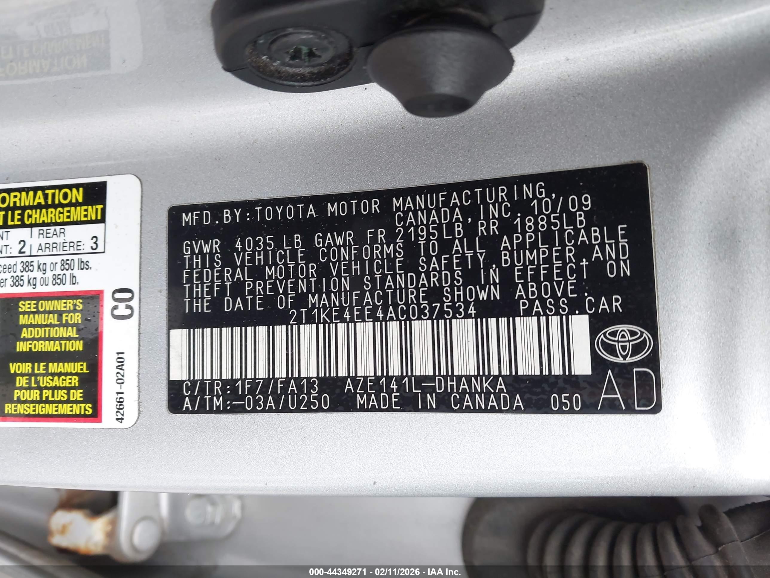 TOYOTA MATRIX image 9